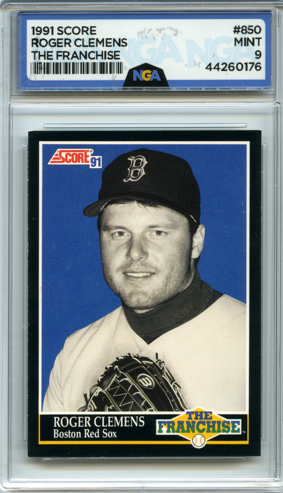 1991 Score #850 Roger Clemens Other 9