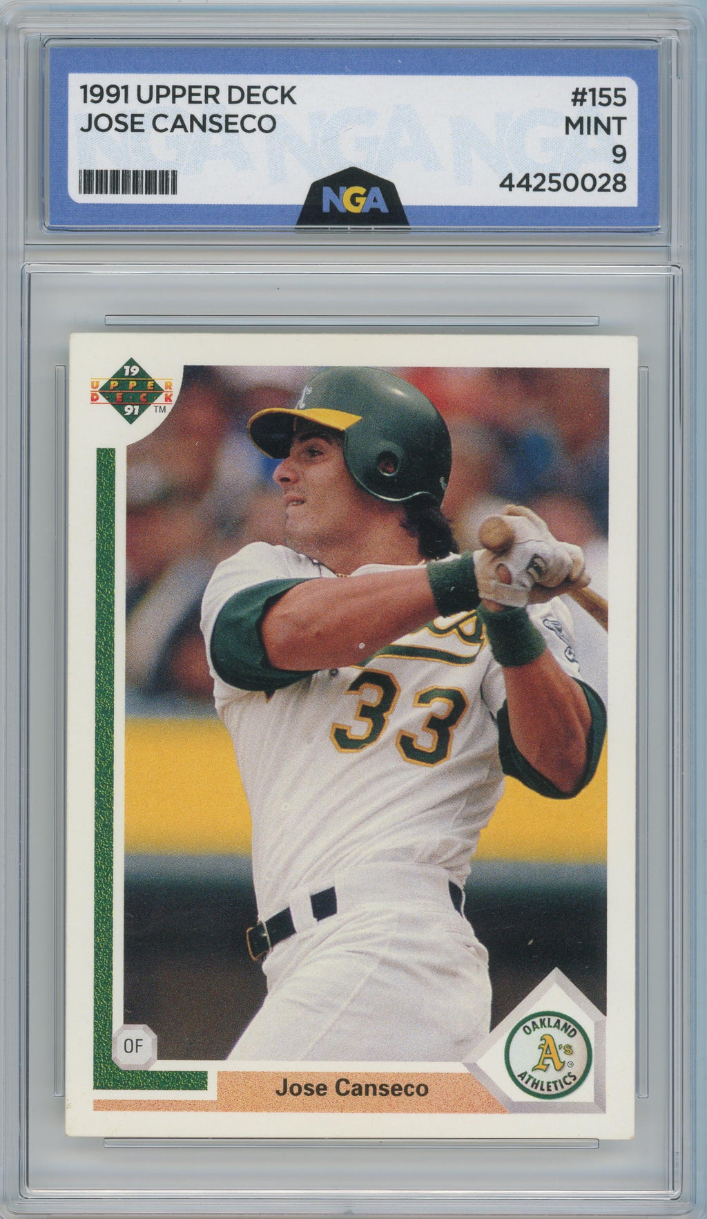 1991 Upper Deck #155 Jose Canseco Other 9