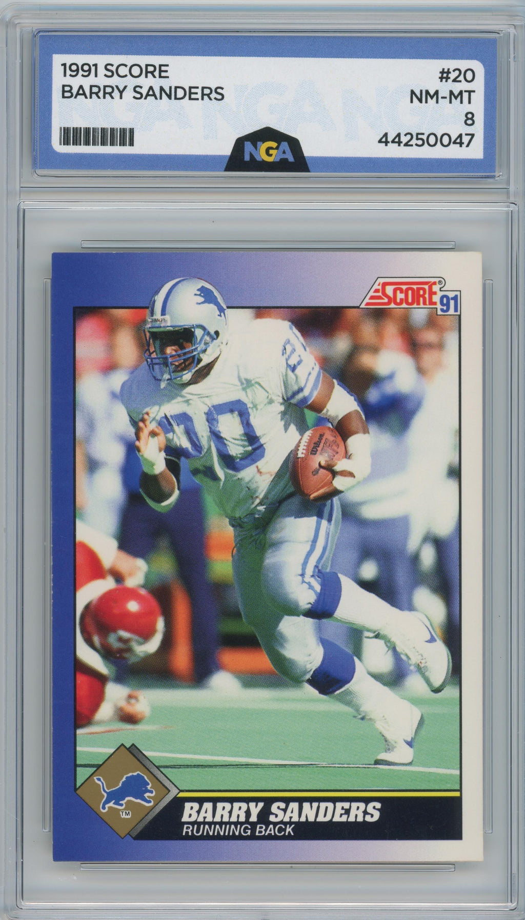 1991 Score #20 Barry Sanders Other 8