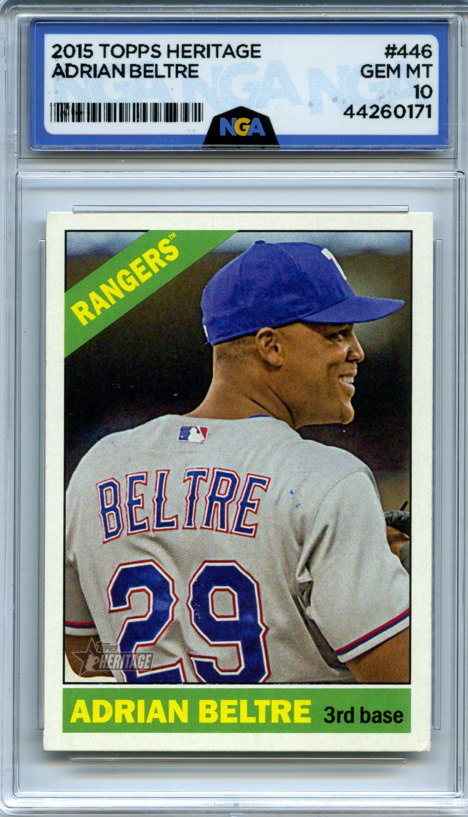 2015 Topps Heritage #446 Adrian Beltre Other 10