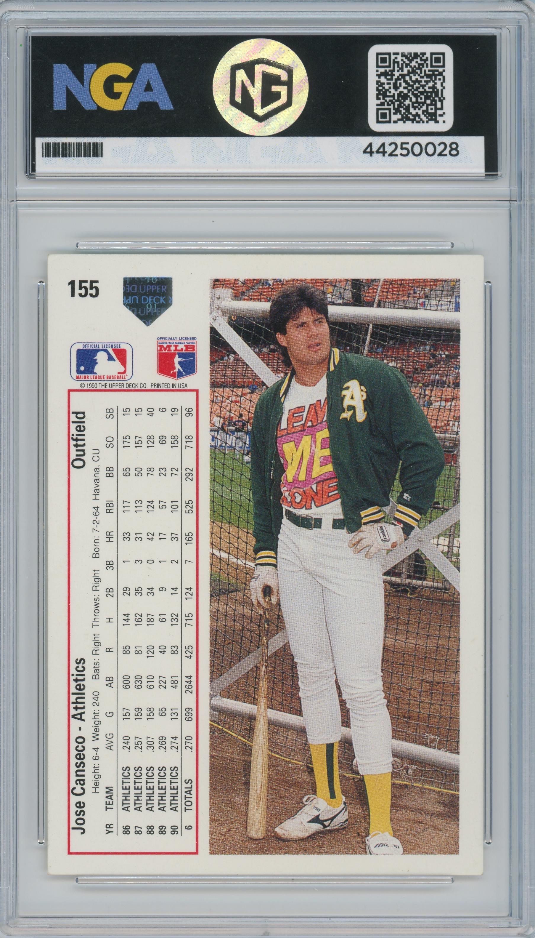 1991 Upper Deck #155 Jose Canseco Other 9