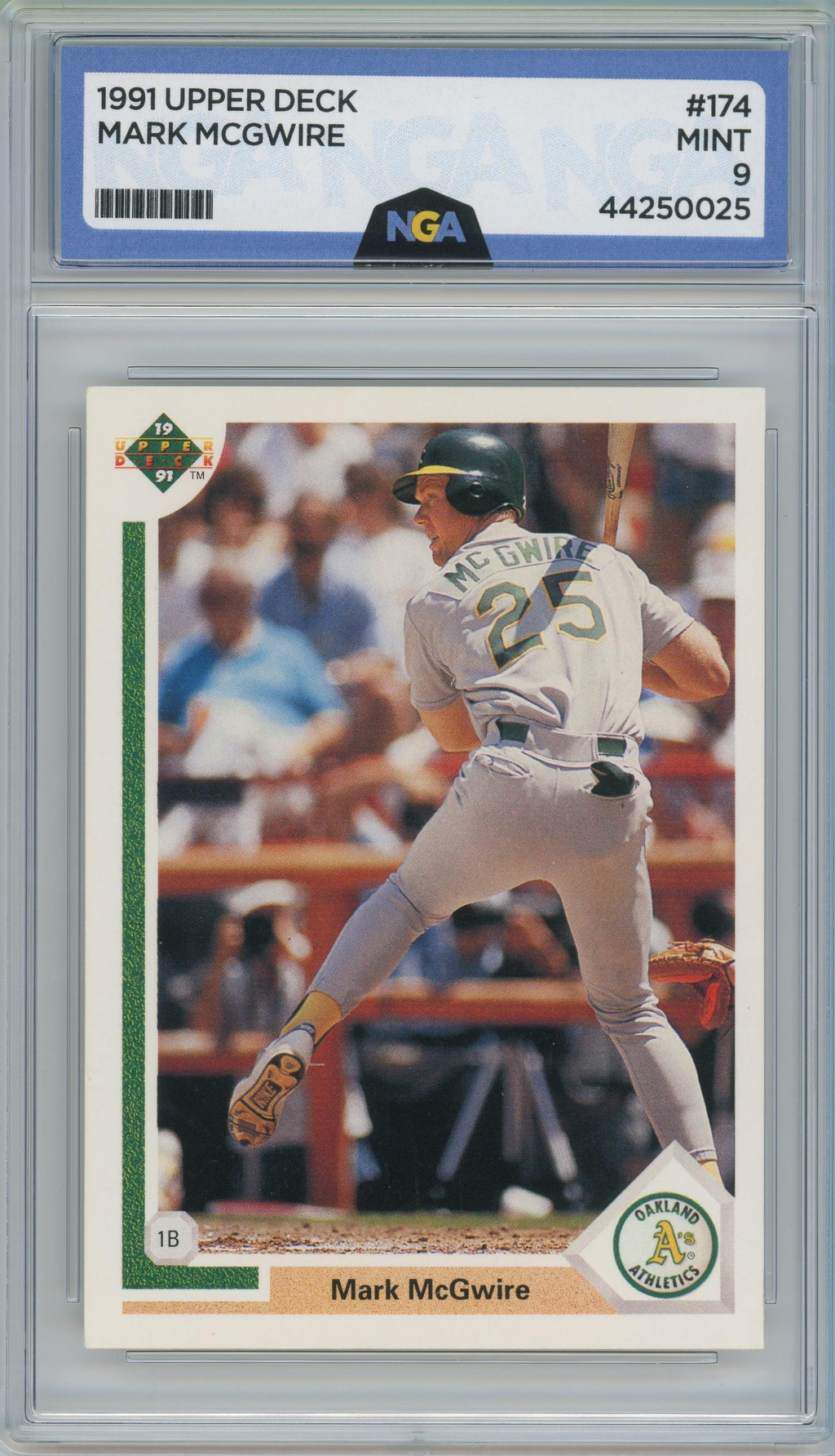 1991 Upper Deck #174b Mark McGwire Other 9