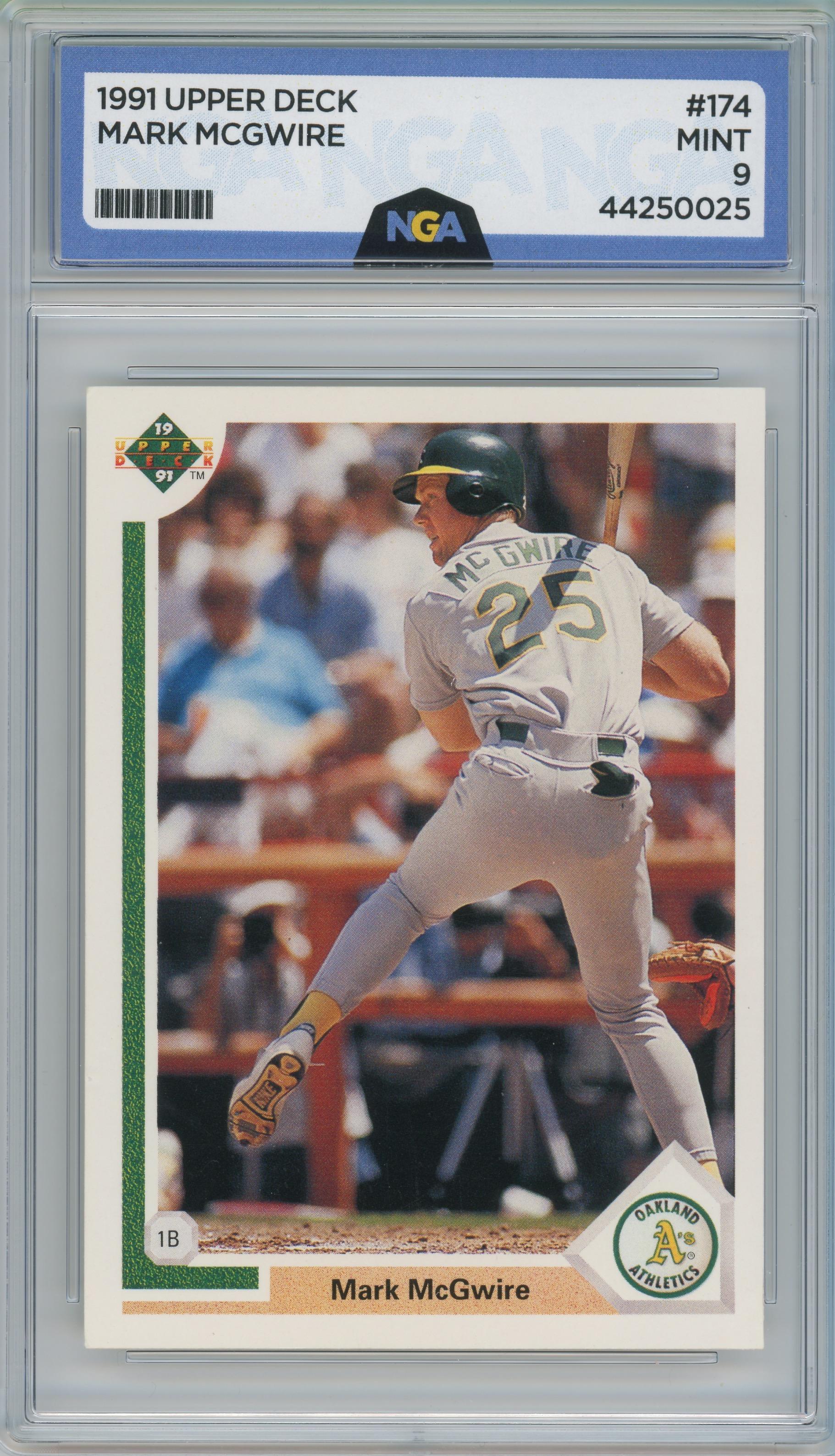 1991 Upper Deck #174b Mark McGwire Other 9