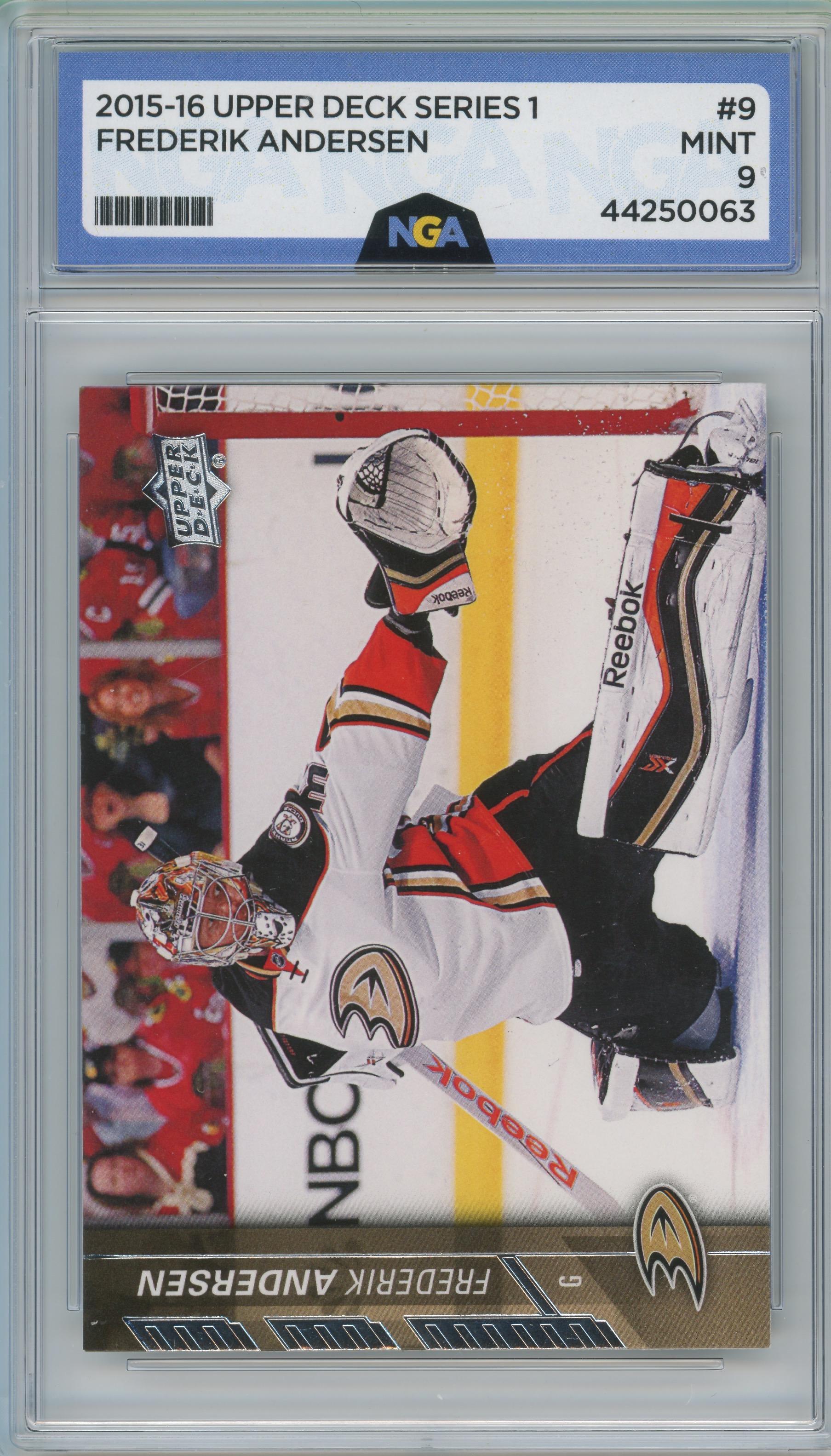 2015-16 Upper Deck #2 Frederik Andersen Other 9