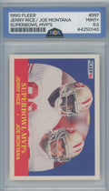 1990 Fleer #397 Superbowl MVP's (Jerry Rice / Joe Montana) MVP, CPC Other 9.5
