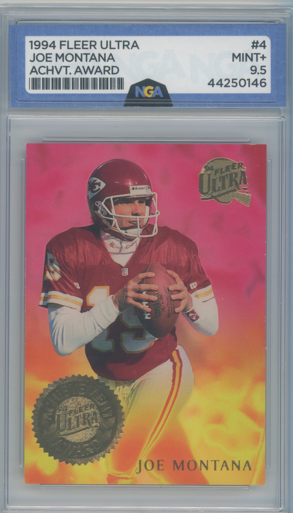 1994 Ultra #4 Joe Montana Ultra Achievement Awards Other 9.5
