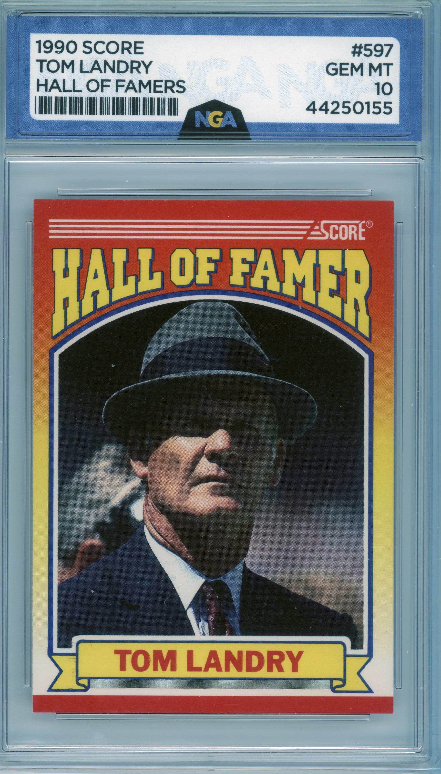 1990 Score #597 Tom Landry Other 10