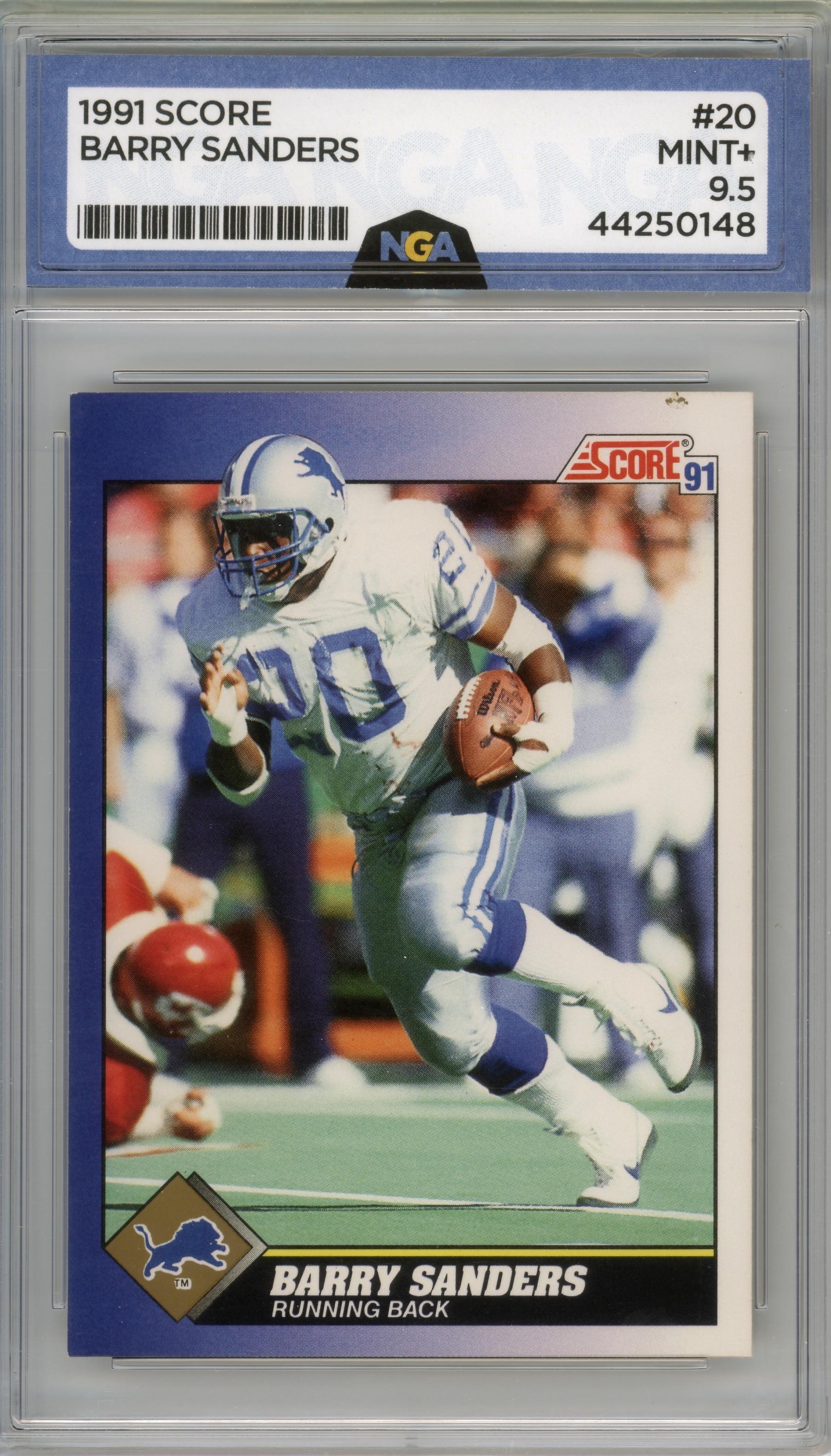 1991 Score #20 Barry Sanders Other 9.5
