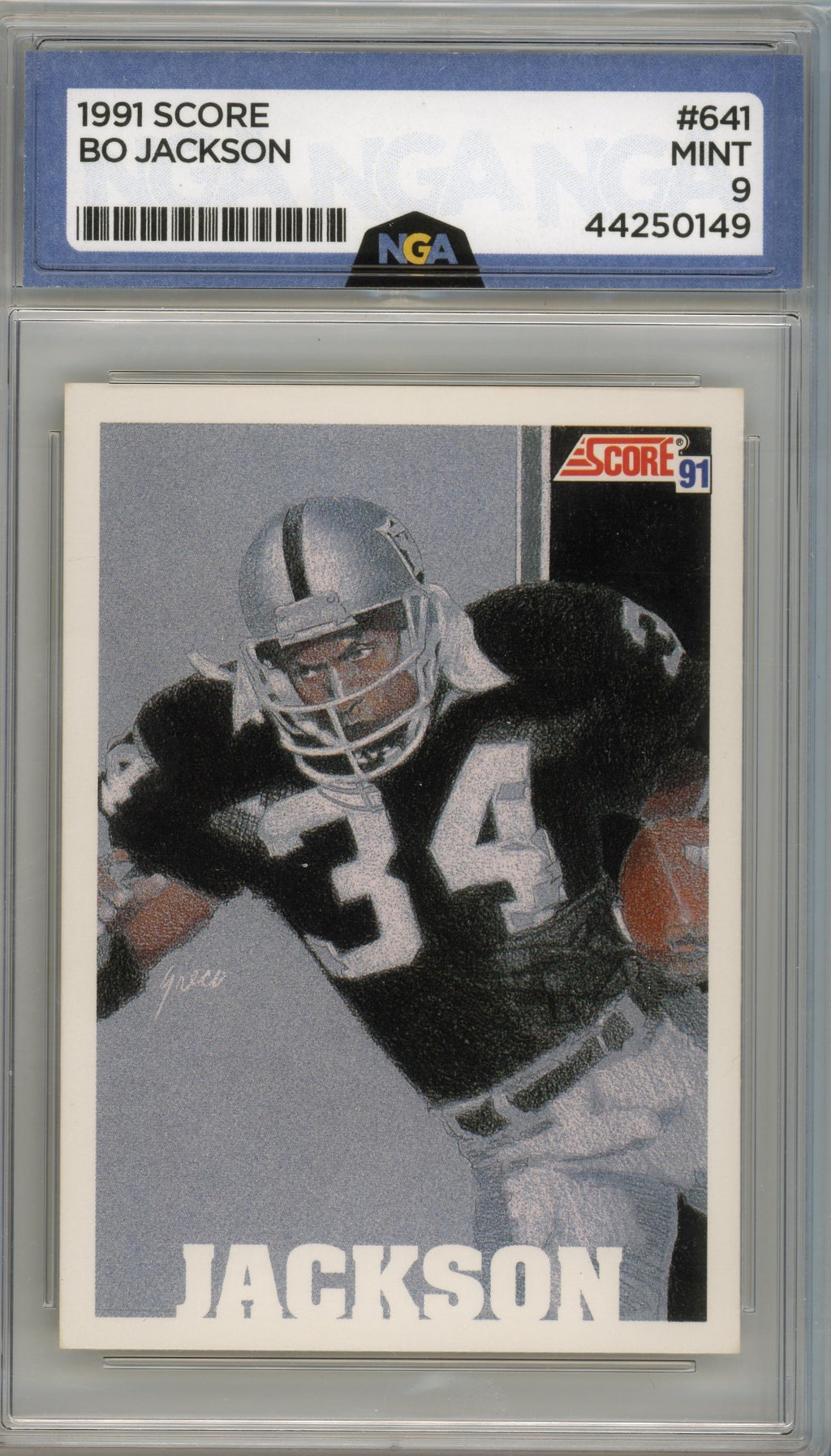 1991 Score #641 Bo Jackson Other 9