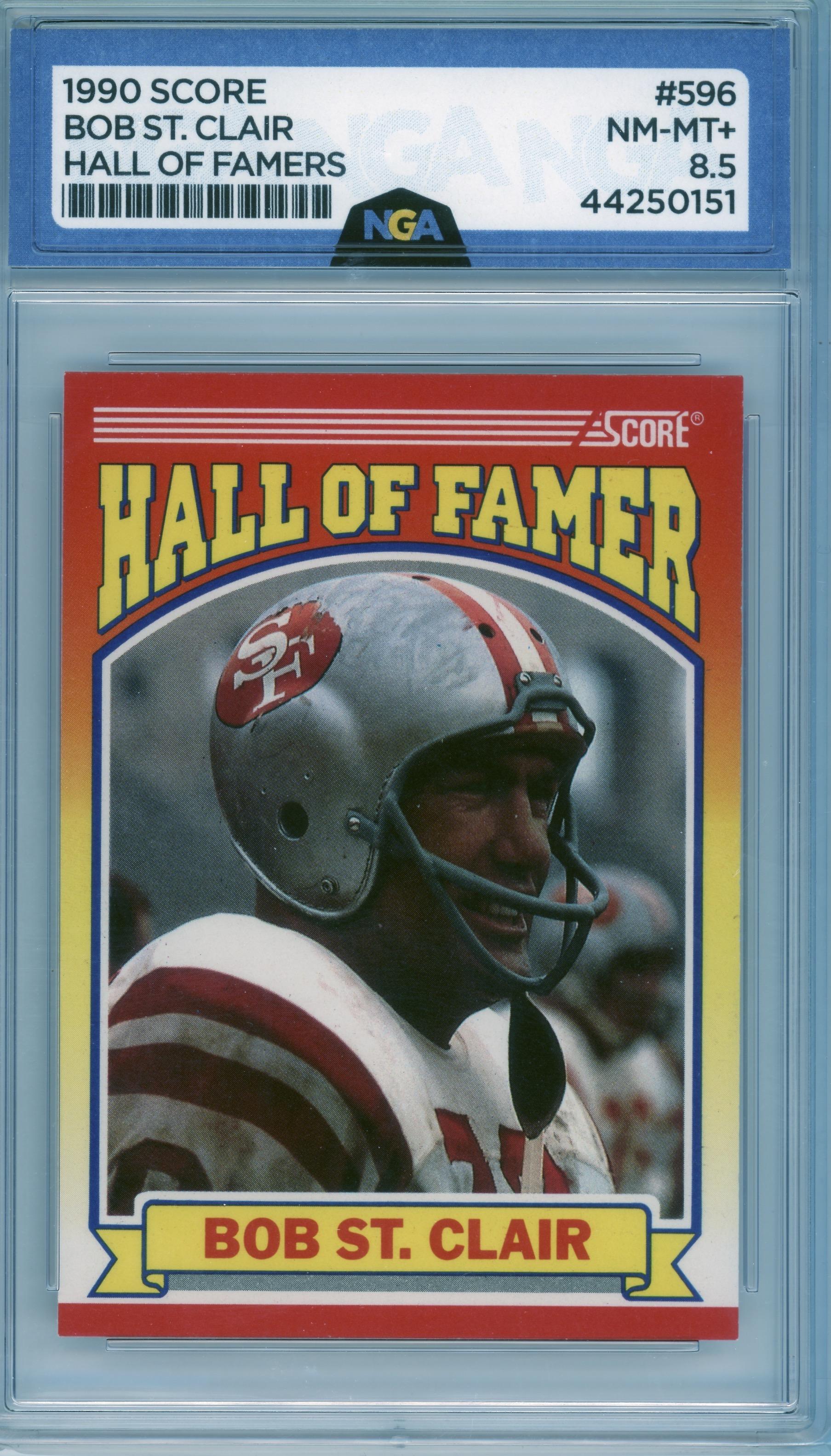 1990 Score #596 Bob St. Clair Other 8.5