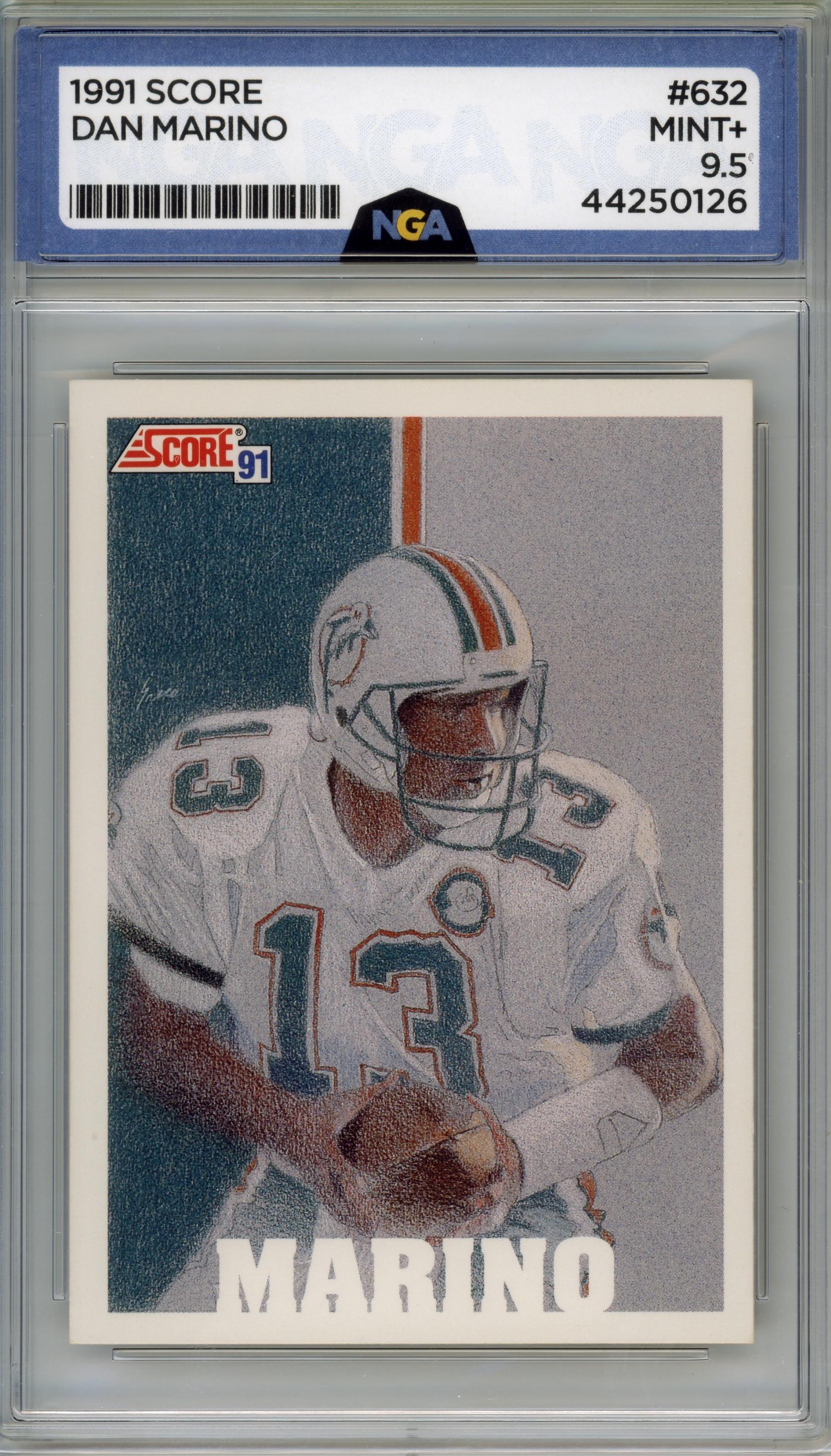 1991 Score #632 Dan Marino Other 9.5