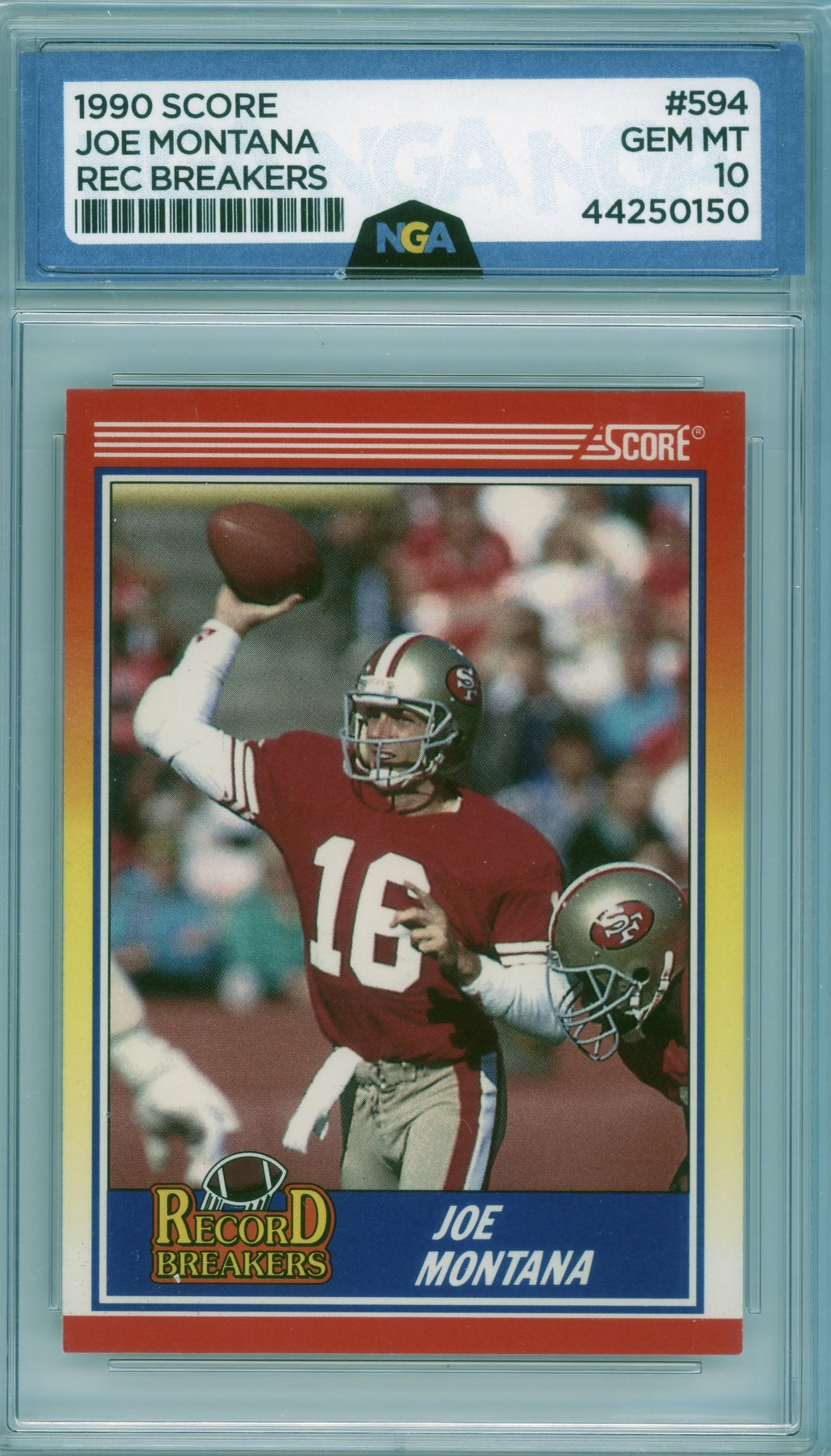 1990 Score #594 Joe Montana Other 10