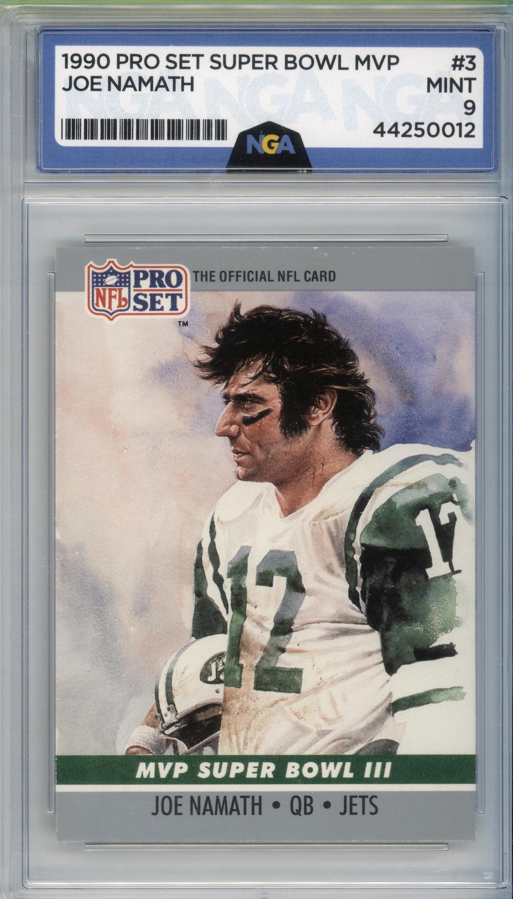1990 Pro Set #3 Joe Namath Super Bowl MVP Collectibles Other 9