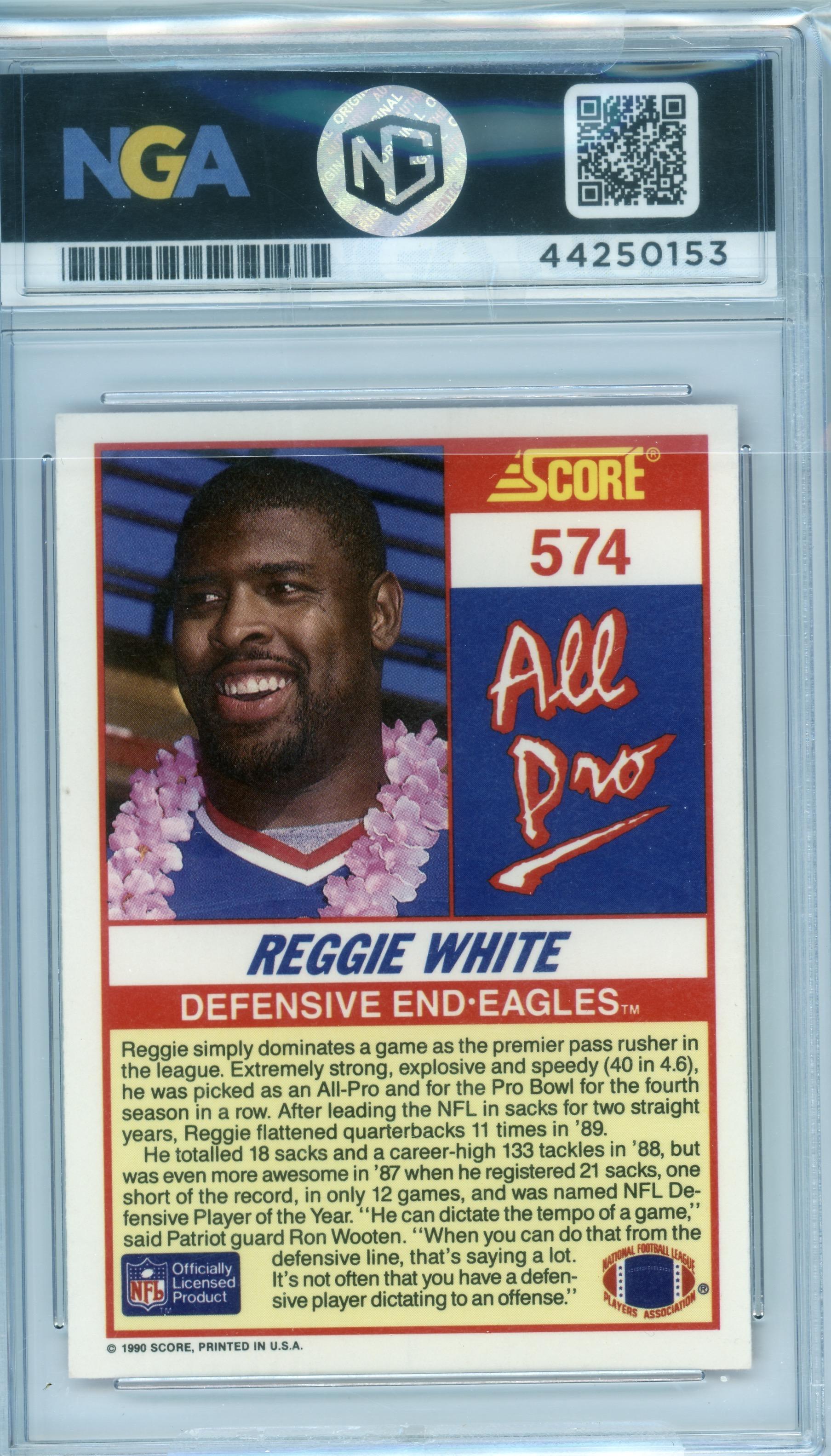 1990 Score #574 Reggie White Other 9