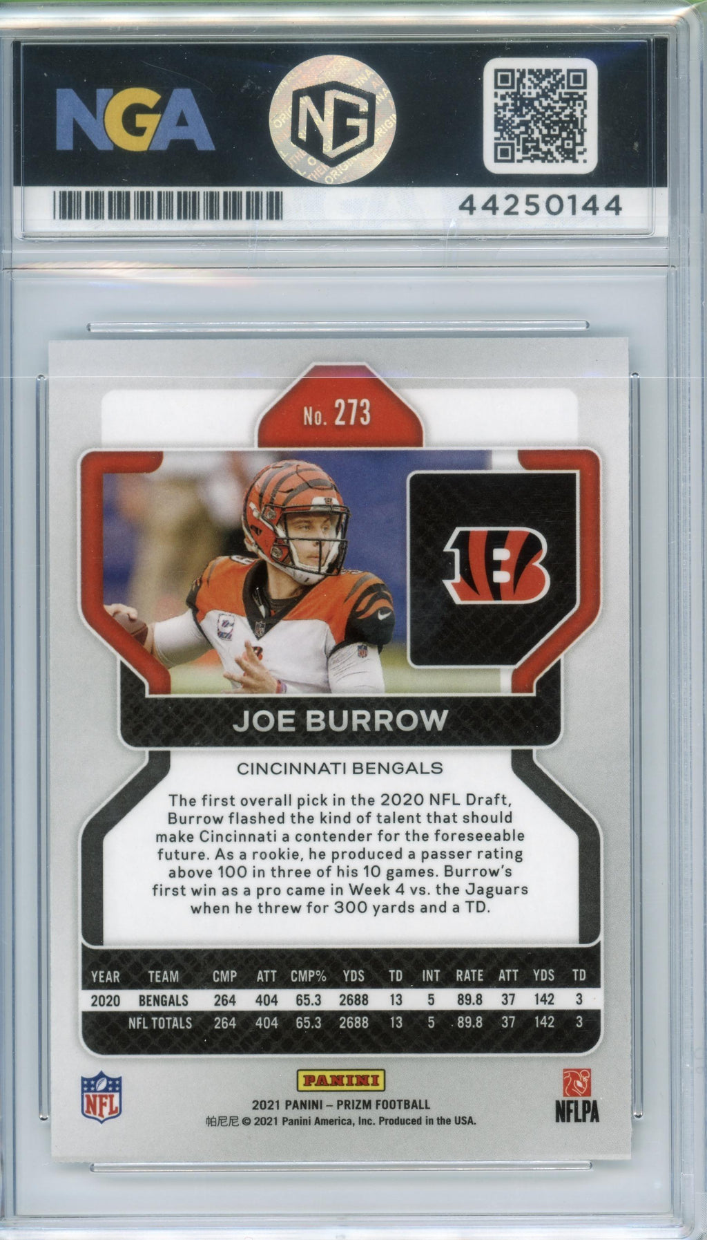2021 Panini Prizm #273 Joe Burrow Other 10