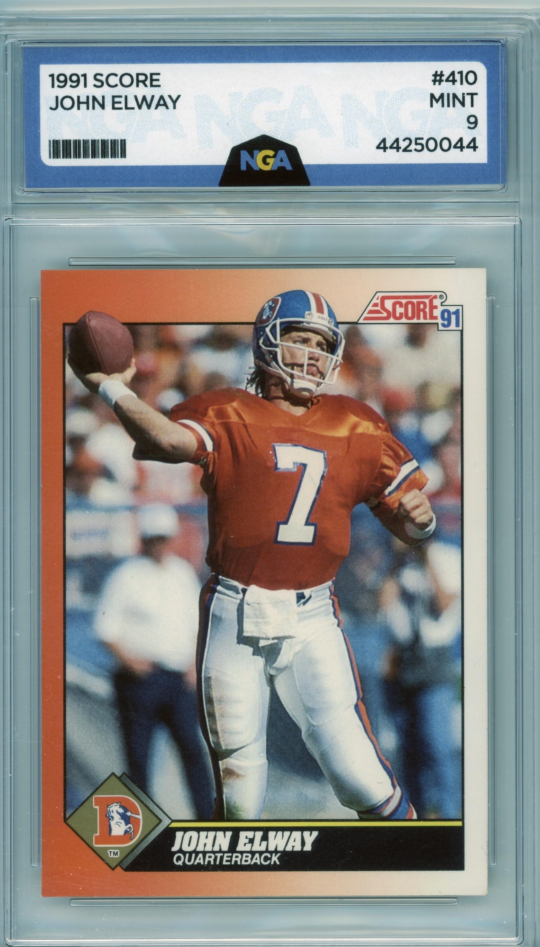 1991 Score #410 John Elway Other 9