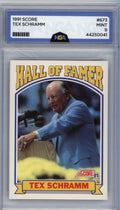 1991 Score #673 Tex Schramm Other 9