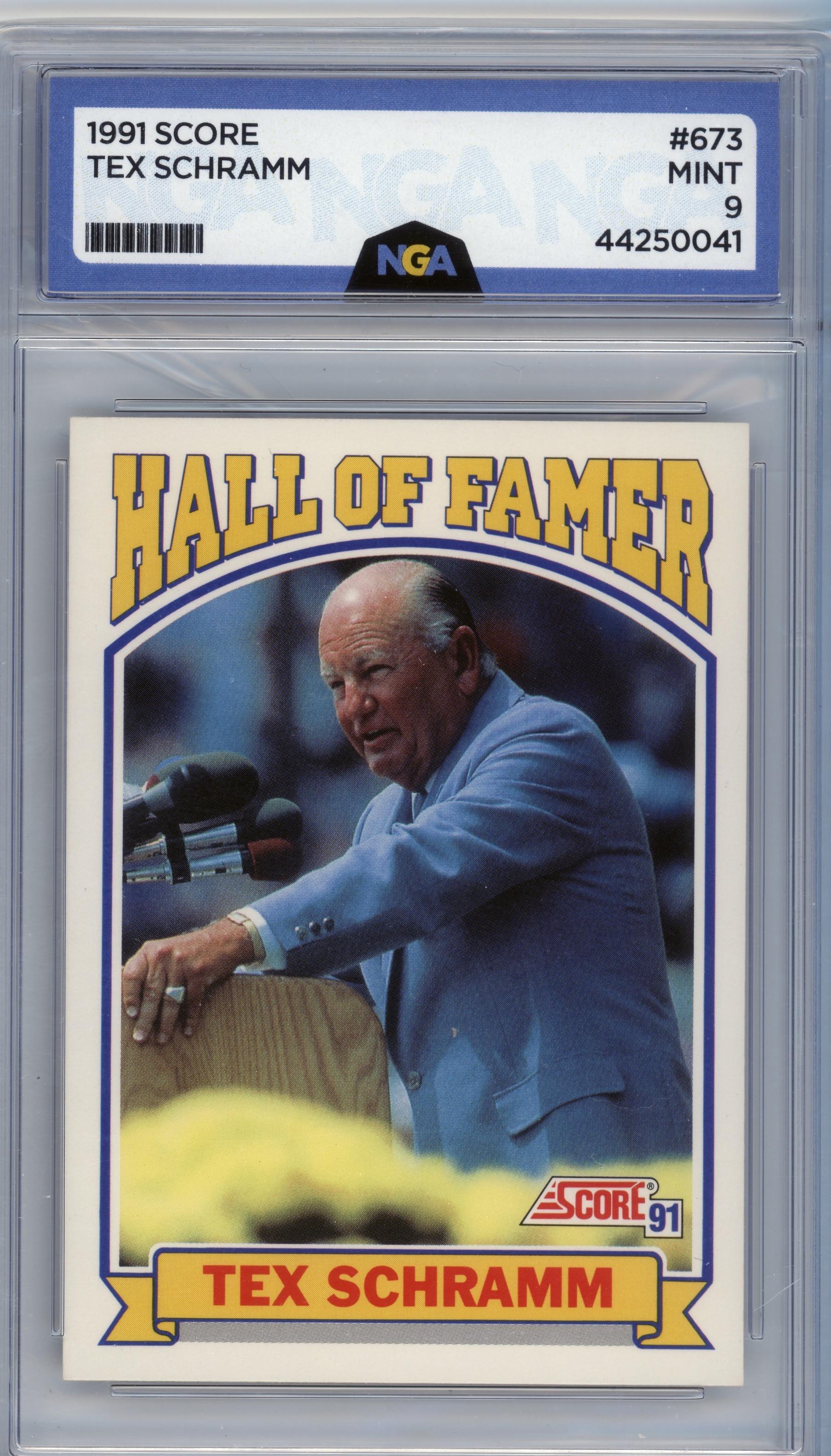 1991 Score #673 Tex Schramm Other 9