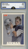 1991 Score #631 Troy Aikman Other 9
