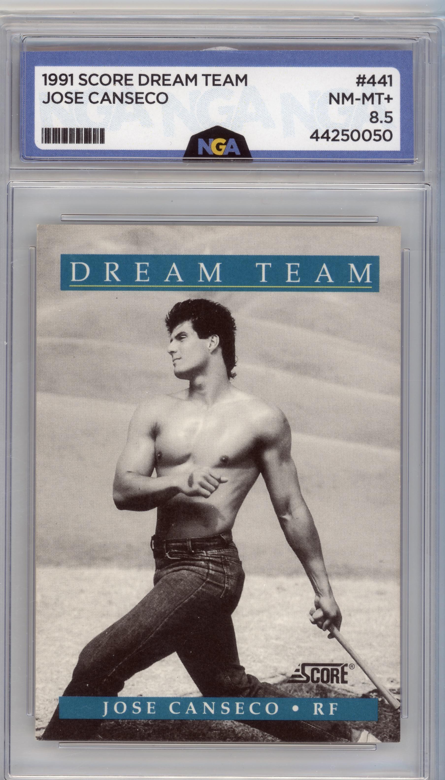 1991 Score #441 Jose Canseco Other 8.5