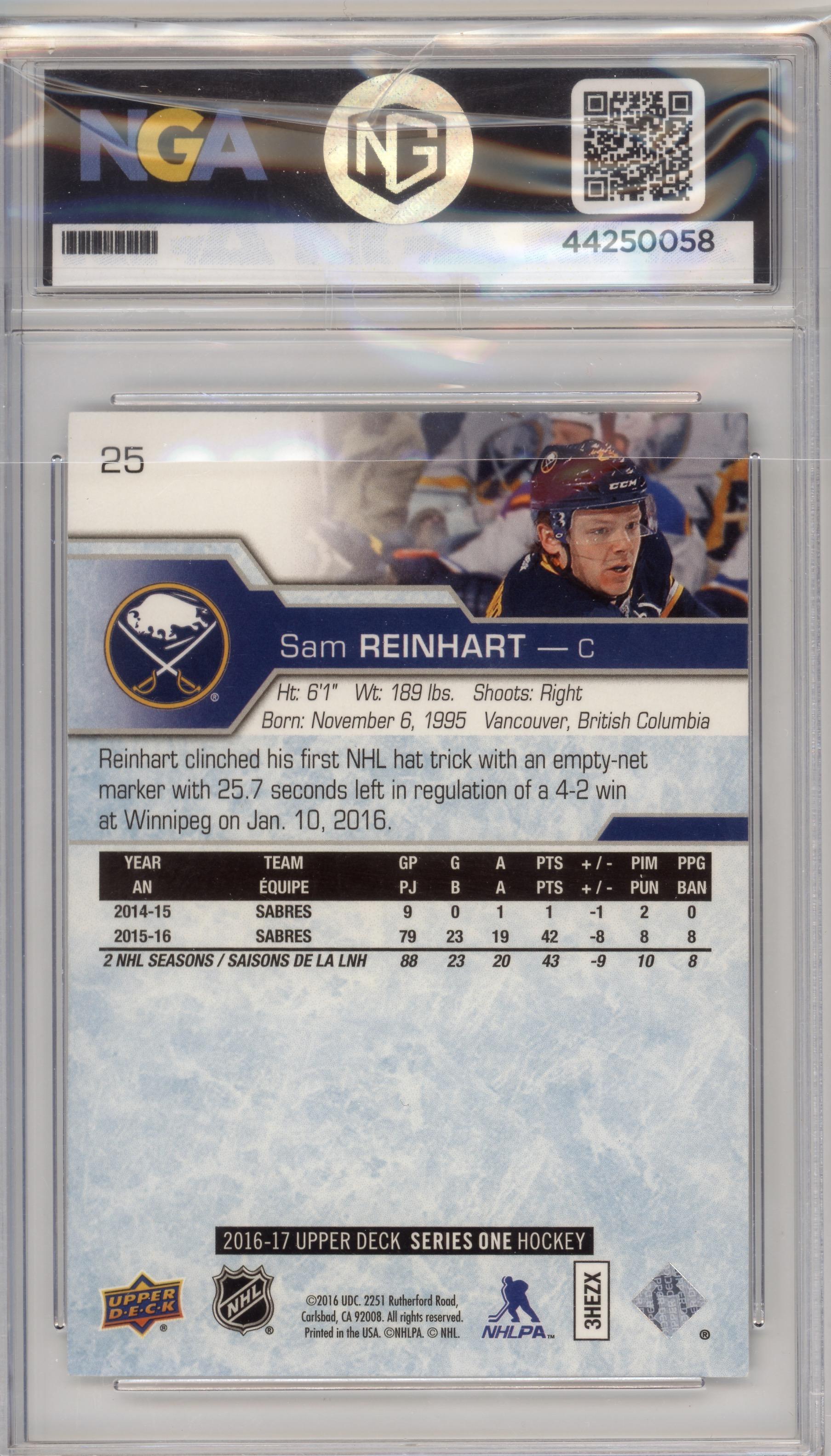 2016-17 Upper Deck #25 Sam Reinhart Other 9