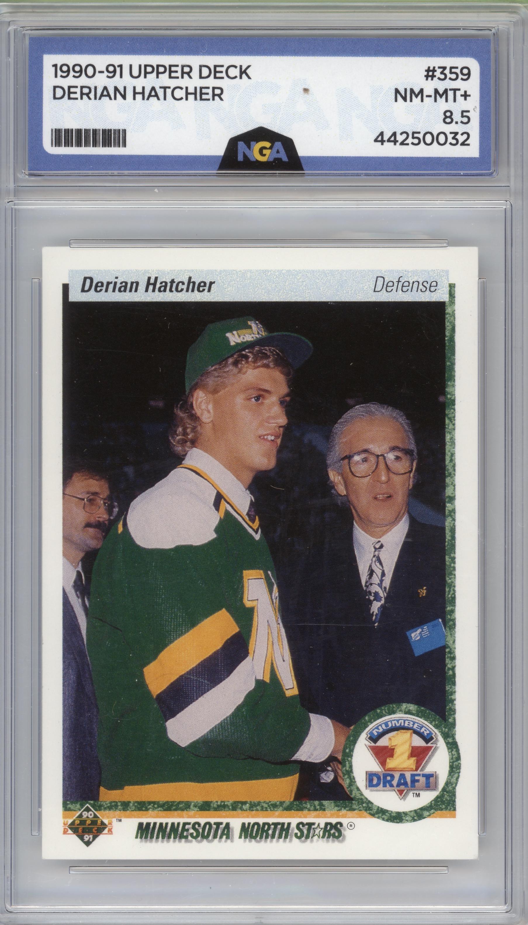 1990-91 Upper Deck #359d Derian Hatcher Other 8.5
