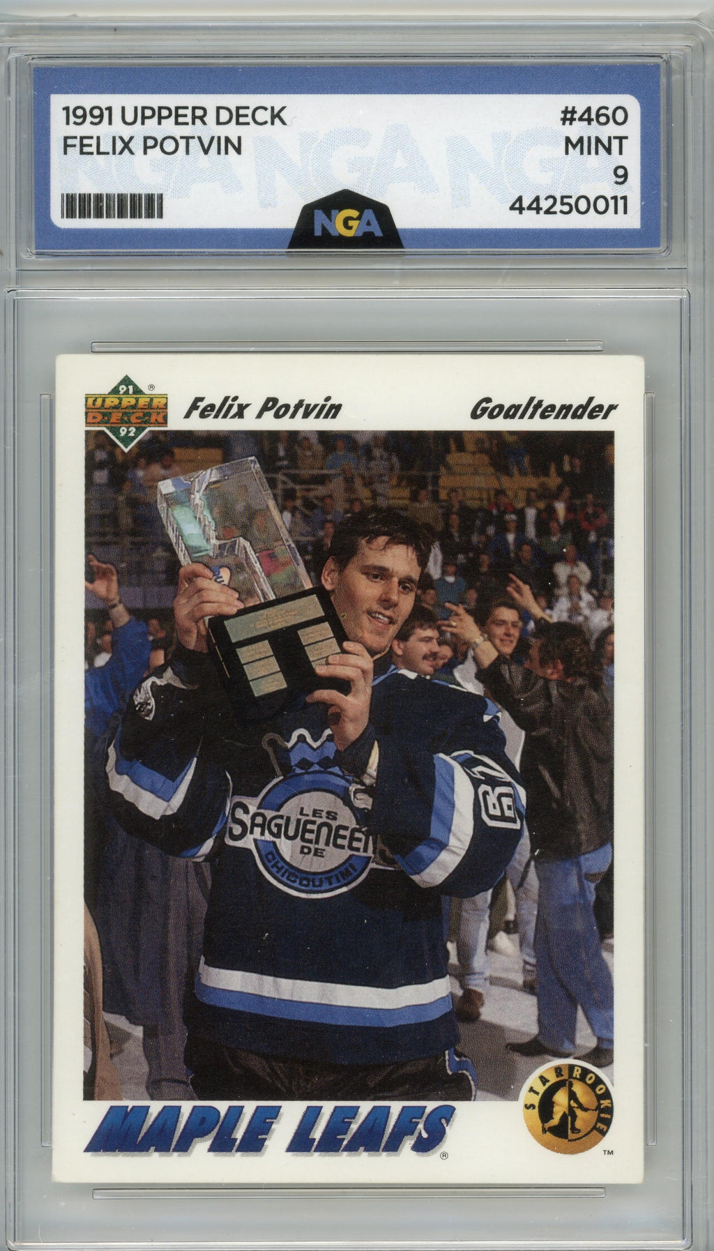1991-92 Upper Deck #460 Felix Potvin Other 9