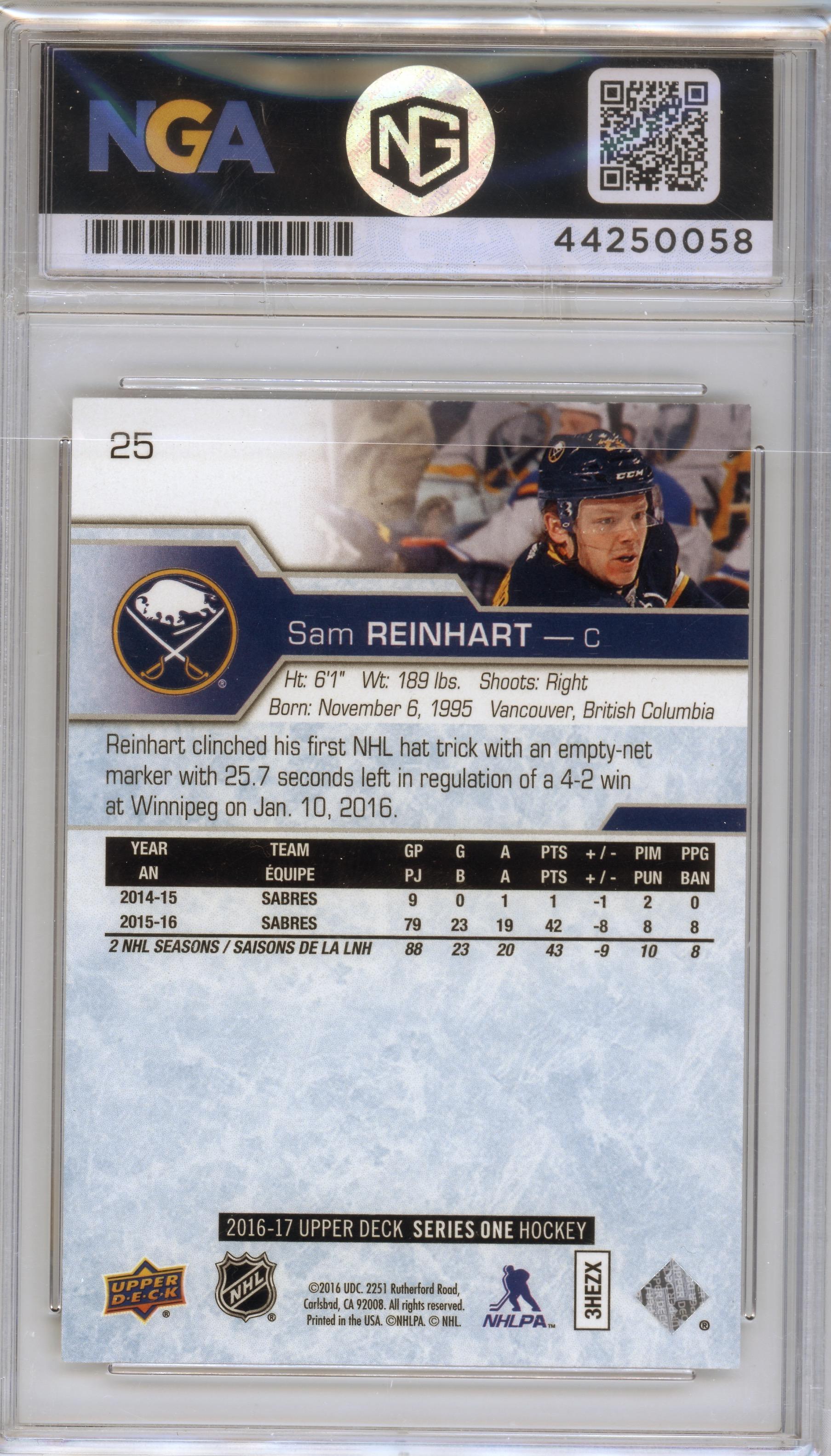 2016-17 Upper Deck #25 Sam Reinhart Other 9