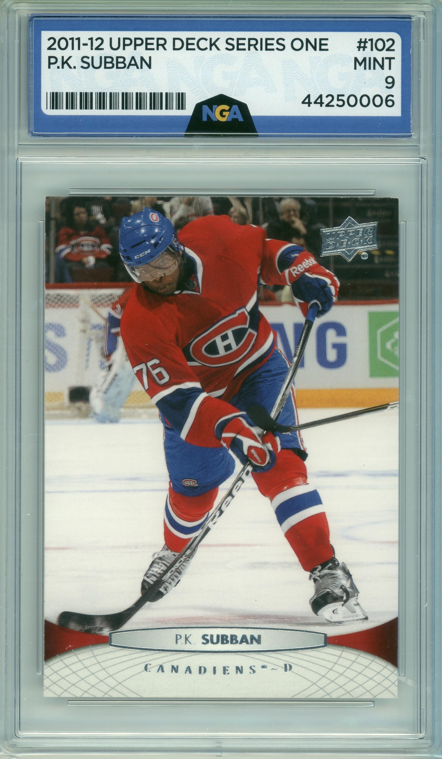 2011-12 Upper Deck #102 P.K. Subban Other 9