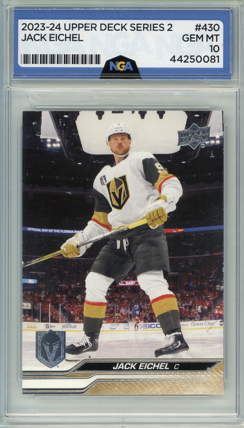 2023-24 Upper Deck #430 Jack Eichel Silver Foil Other 10
