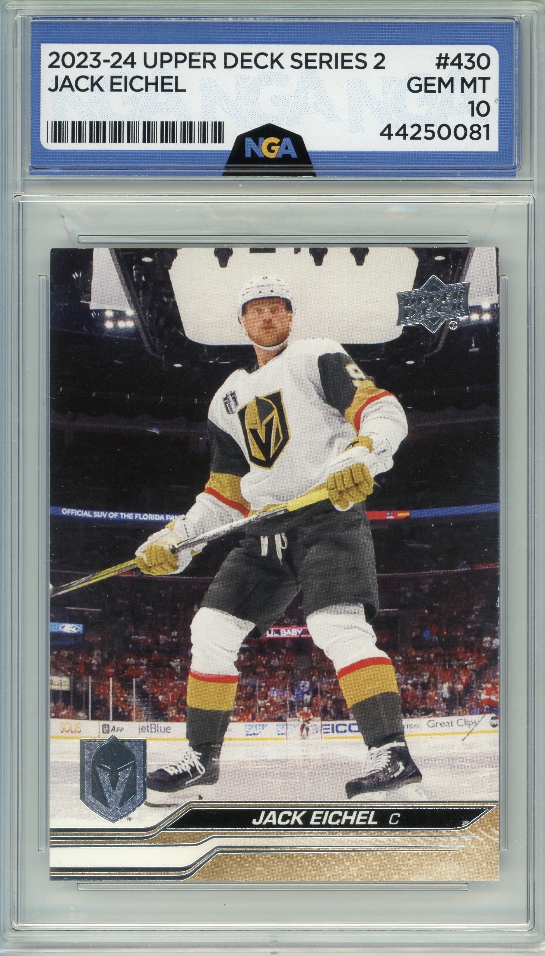 2023-24 Upper Deck #430 Jack Eichel Silver Foil Other 10