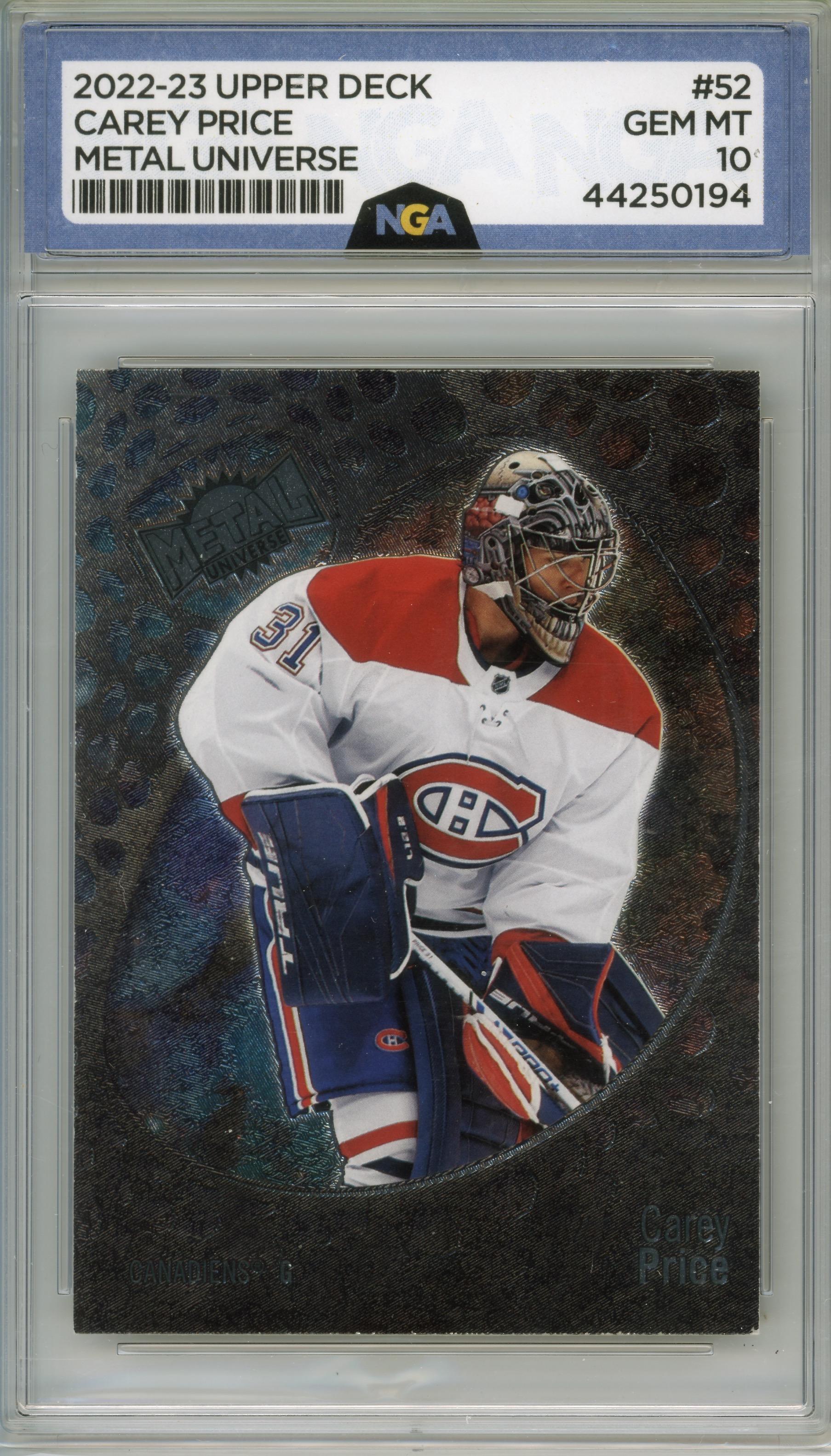 2022-23 SkyBox Metal Universe #52 Carey Price Other 10