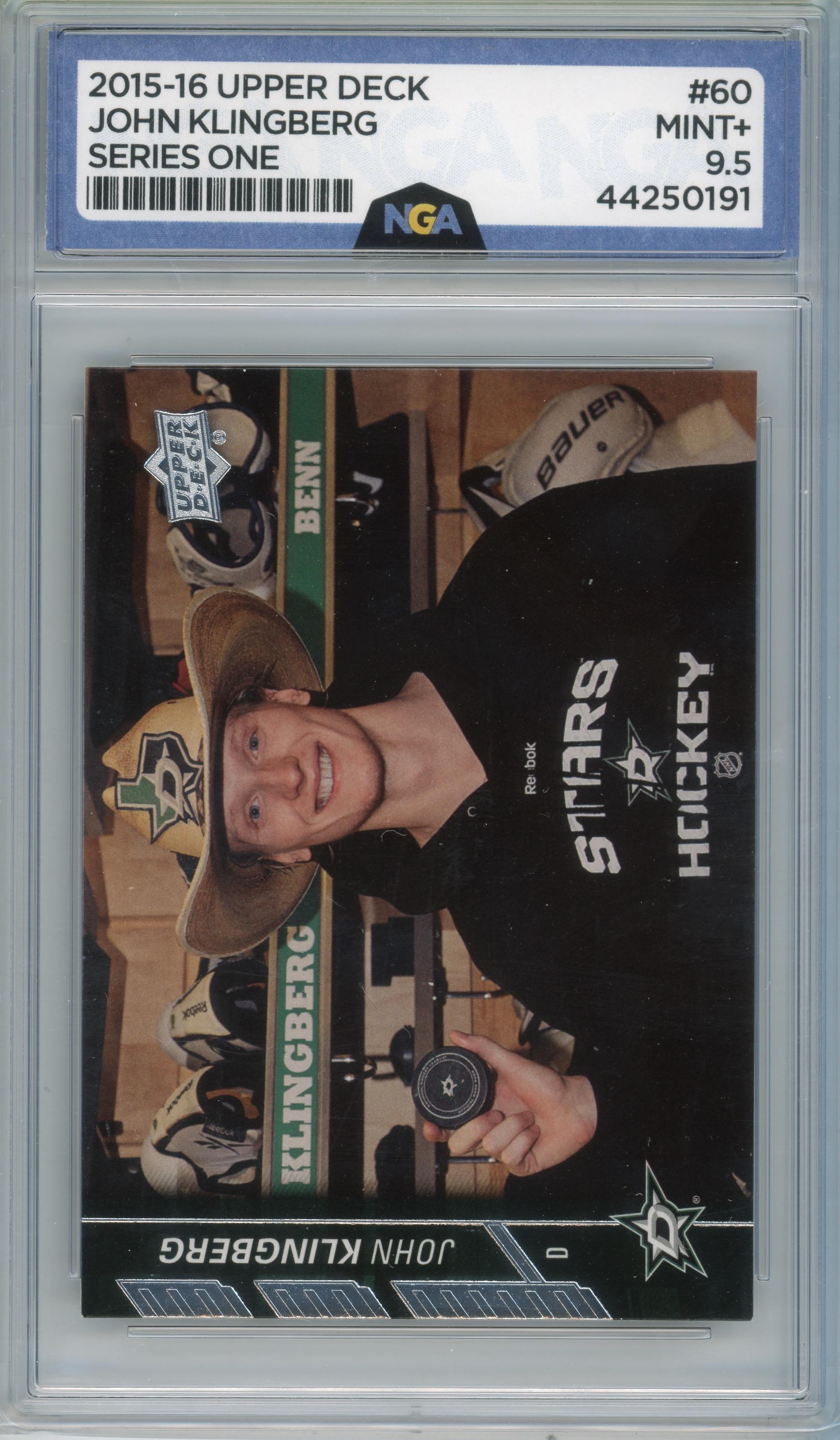 2015-16 Upper Deck #60 John Klingberg Other 9.5