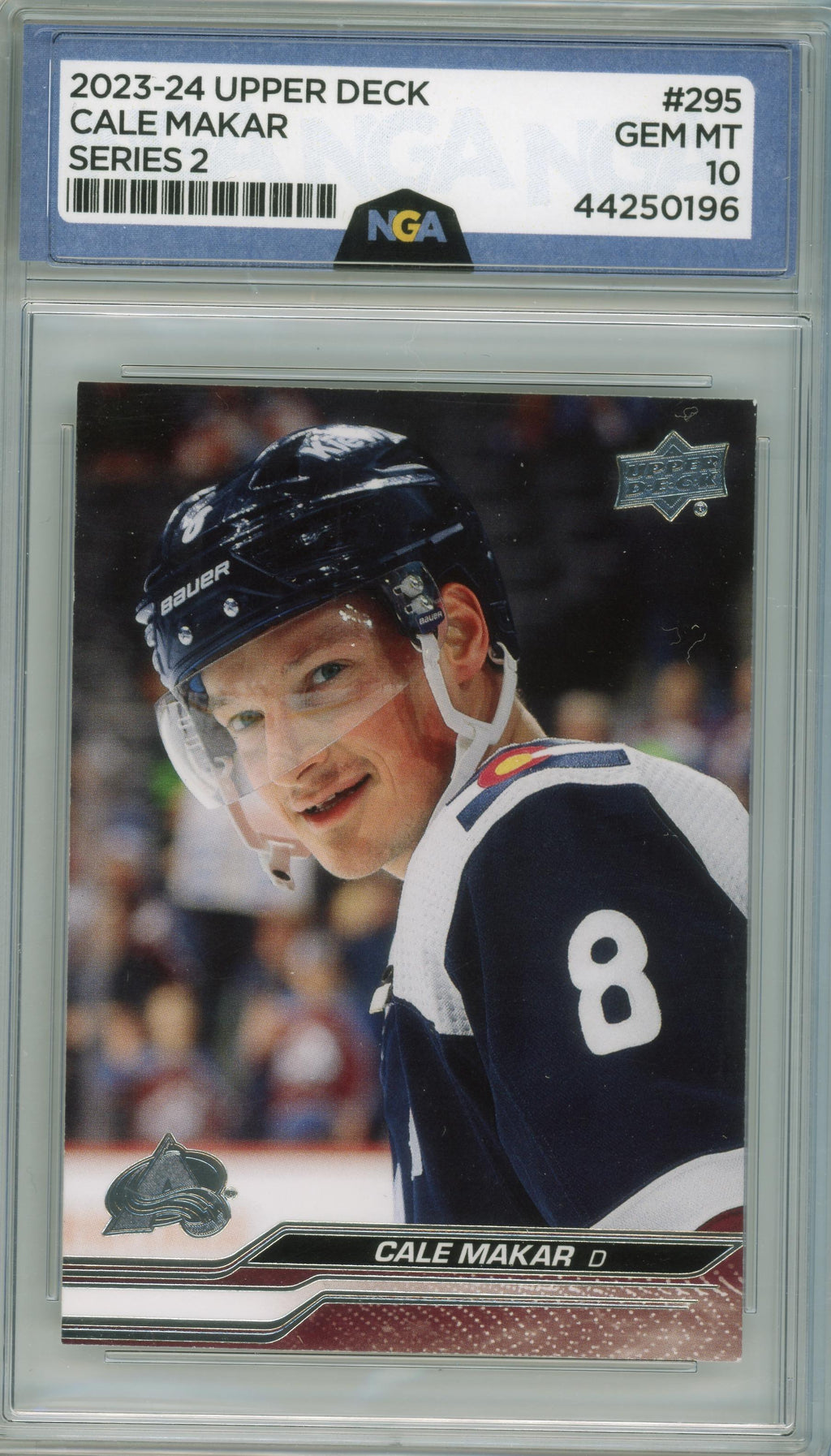 2023-24 Upper Deck #295 Cale Makar Other 10