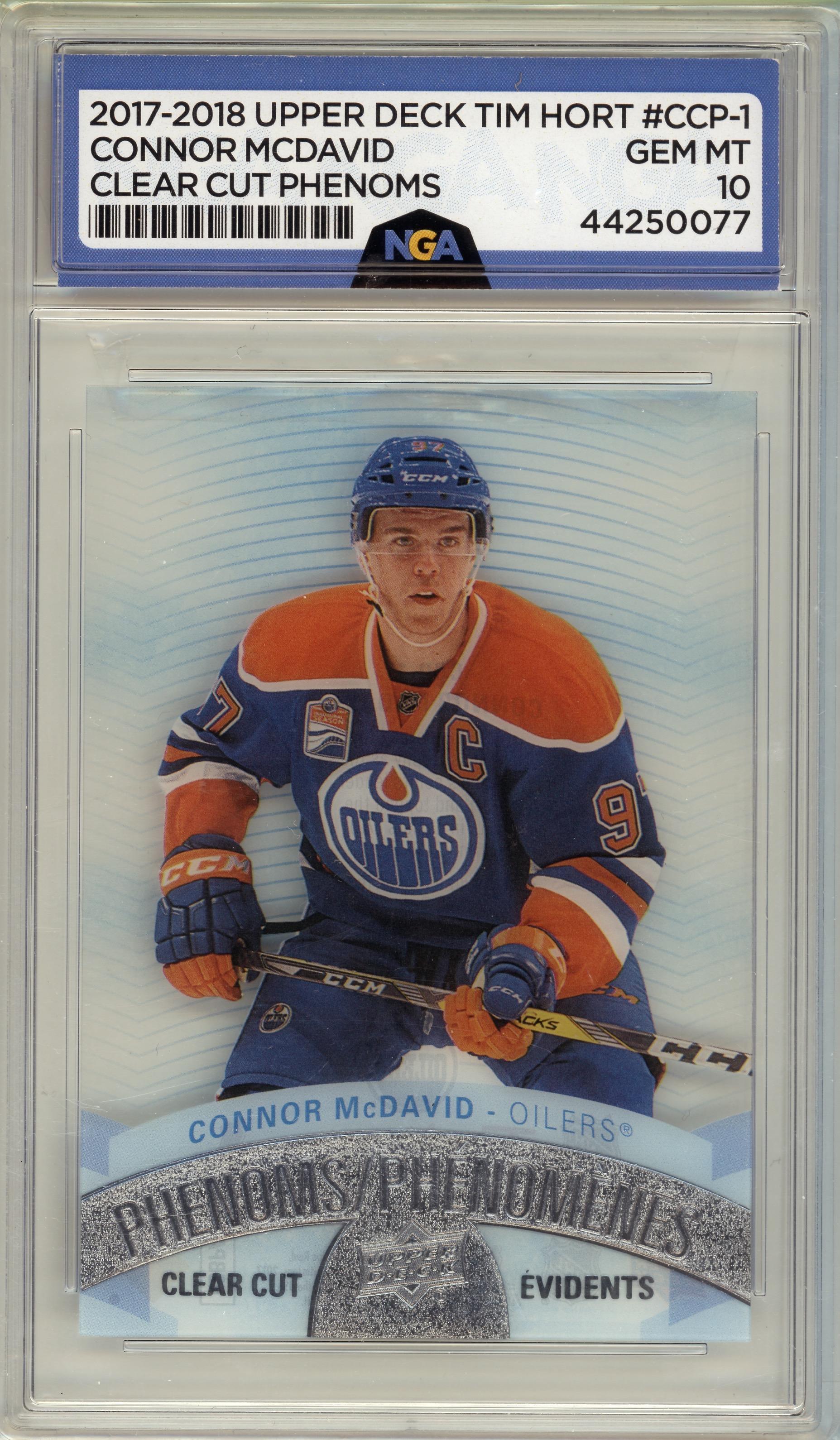 2017-18 Upper Deck Tim Hortons #CCP-1 Connor McDavid Clear Cut Phenoms Other 10