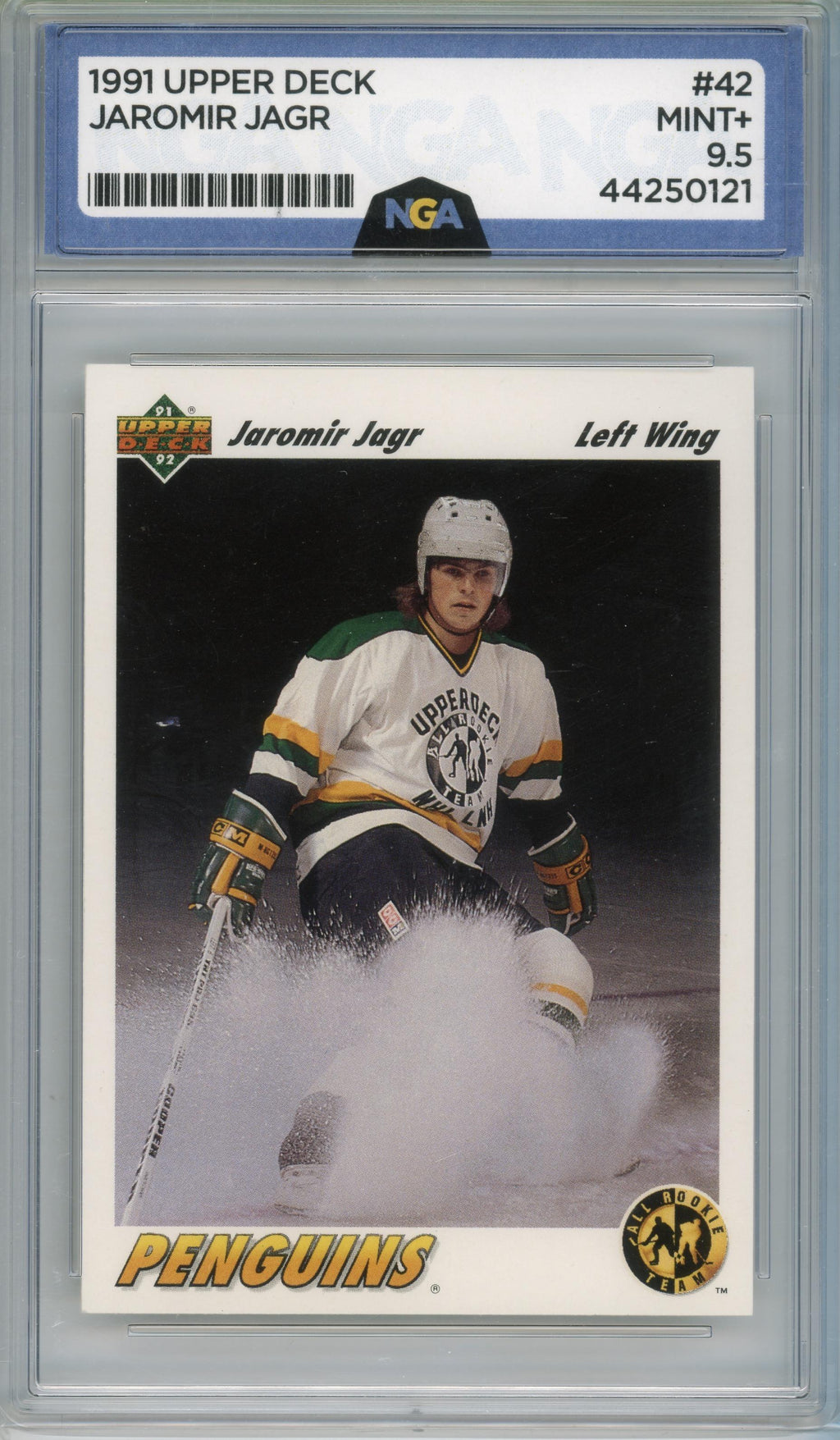 1991-92 Upper Deck #42 Jaromir Jagr Other 9.5