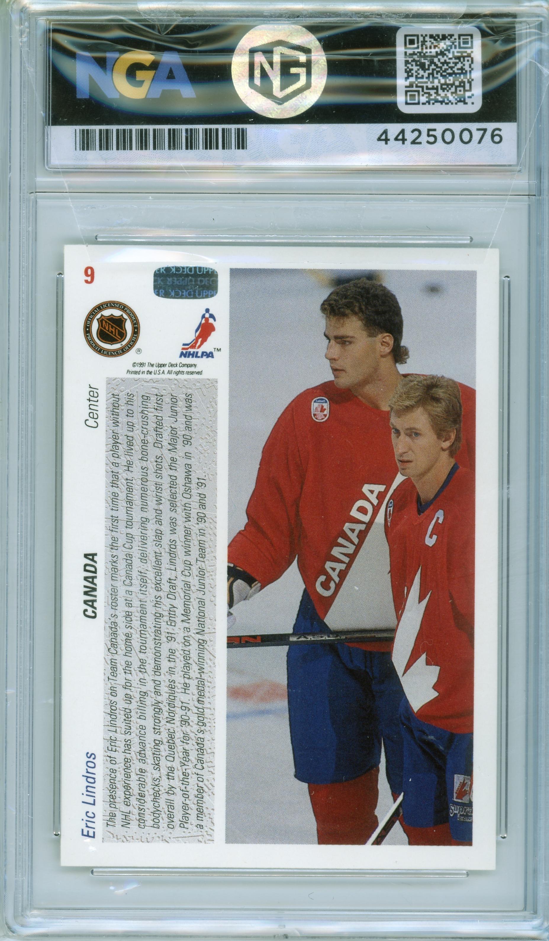 1991-92 Upper Deck #9b Eric Lindros Other 9