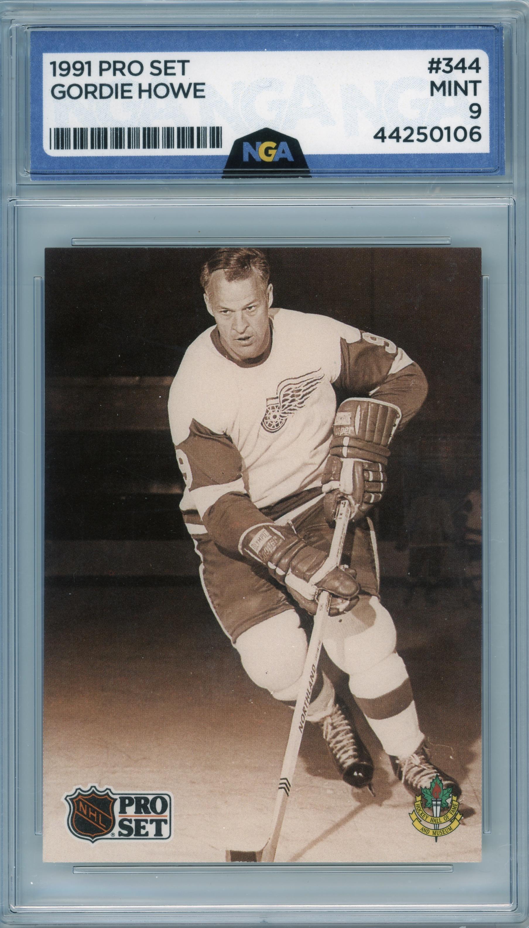 1991-92 Pro Set #344 Gordie Howe Other 9