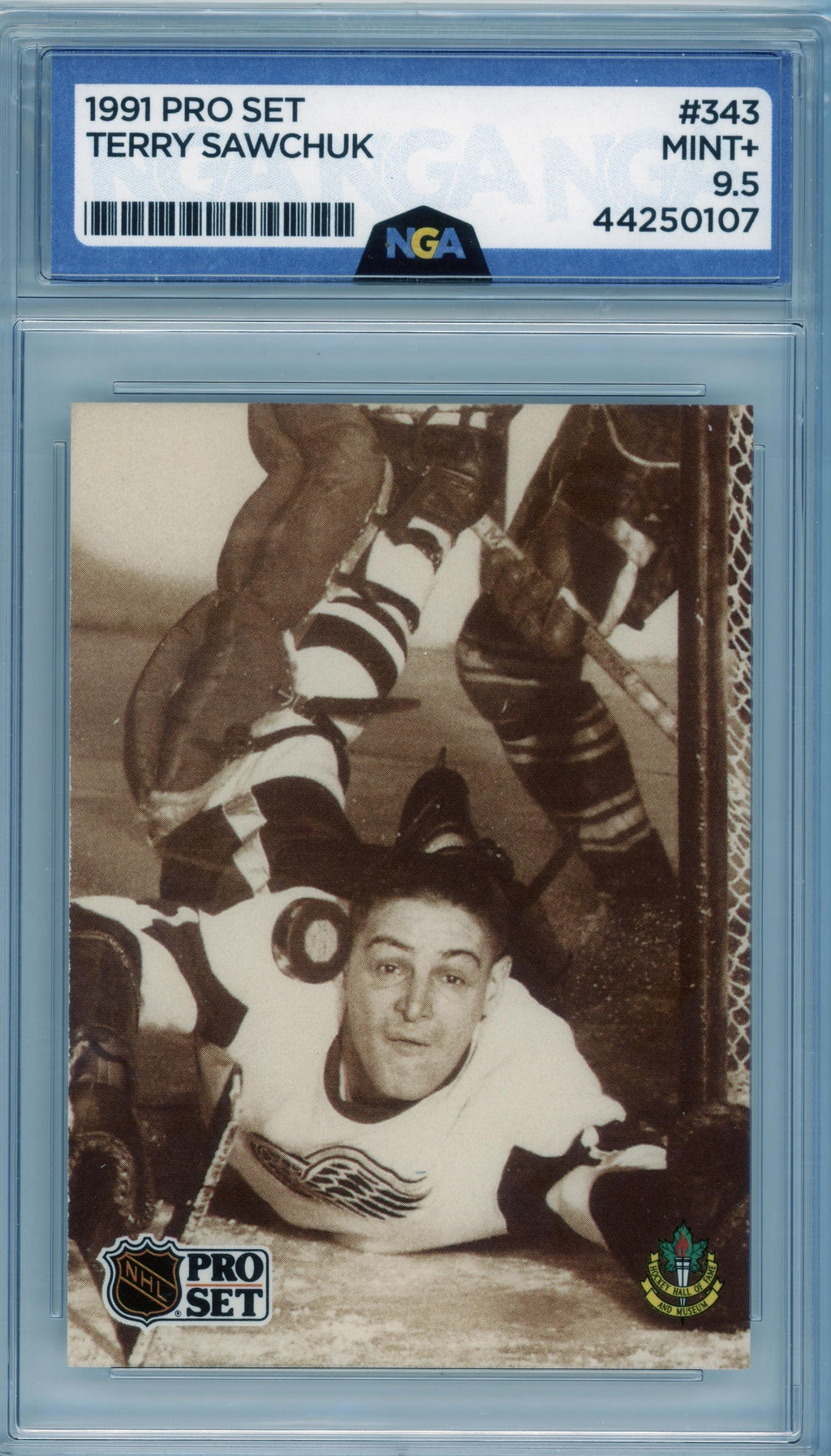 1991-92 Pro Set #343 Terry Sawchuk Other 9.5