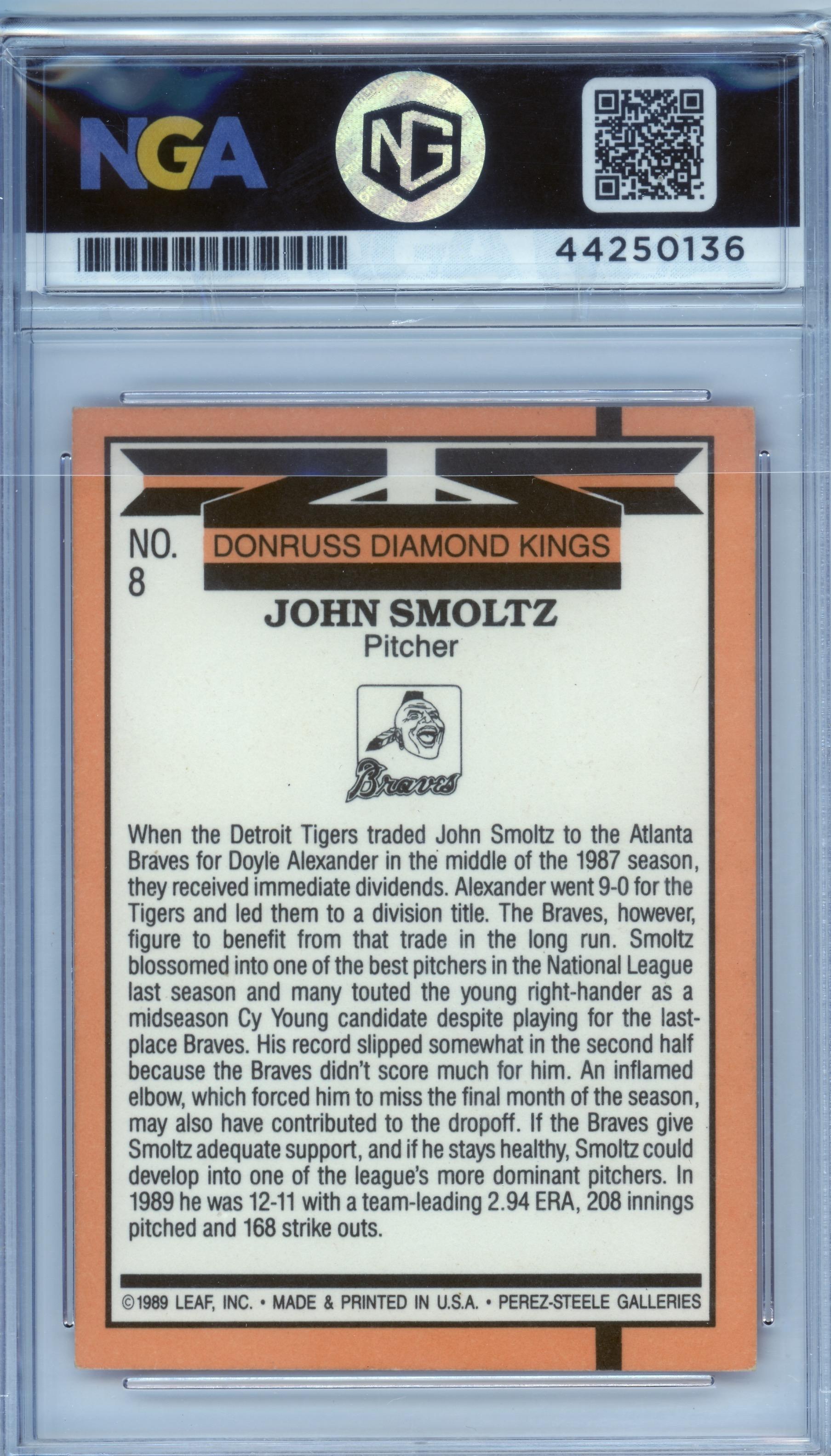 1990 Donruss #8c John Smoltz Other 8
