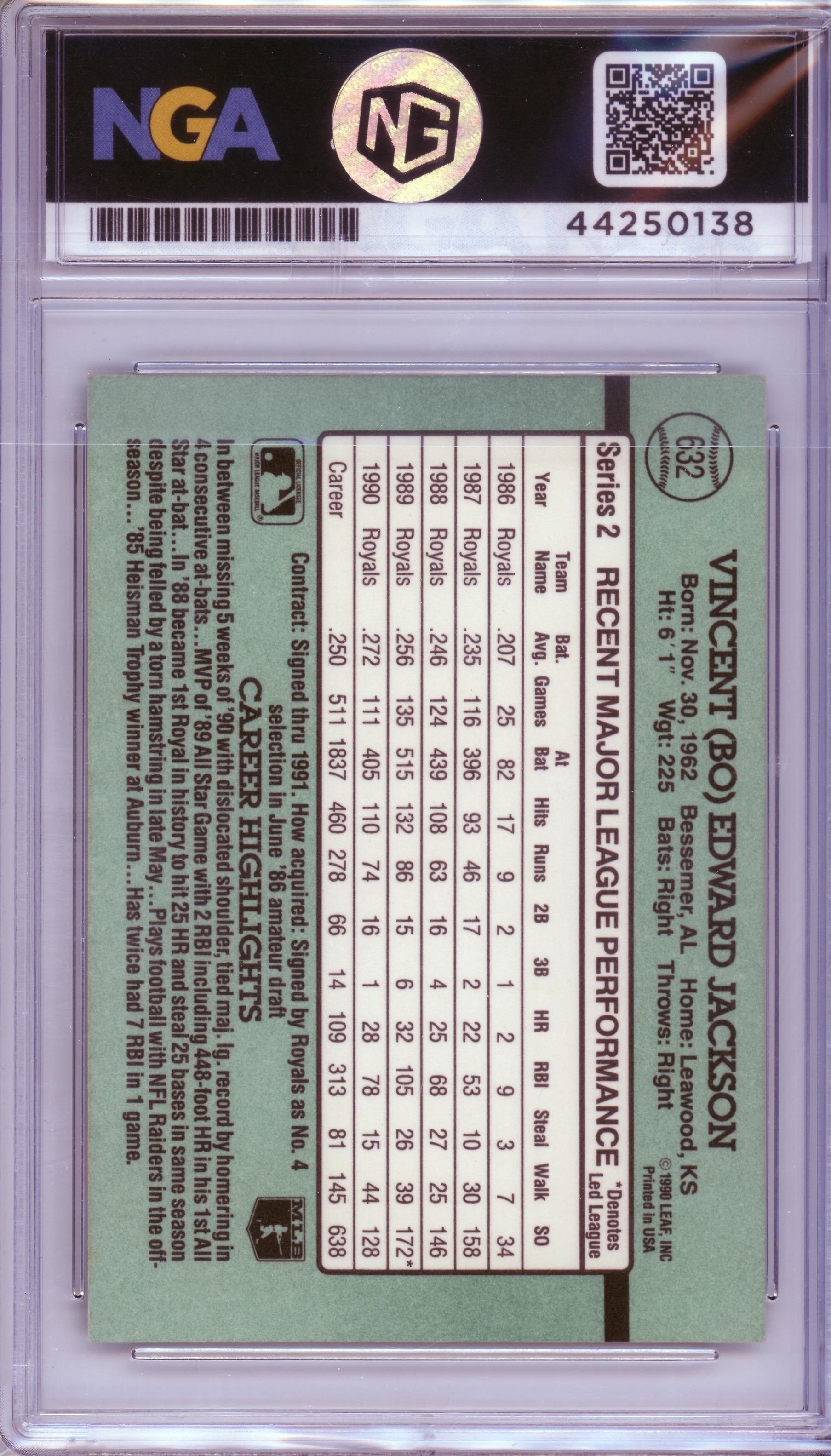 1991 Donruss #632b Bo Jackson Other 9