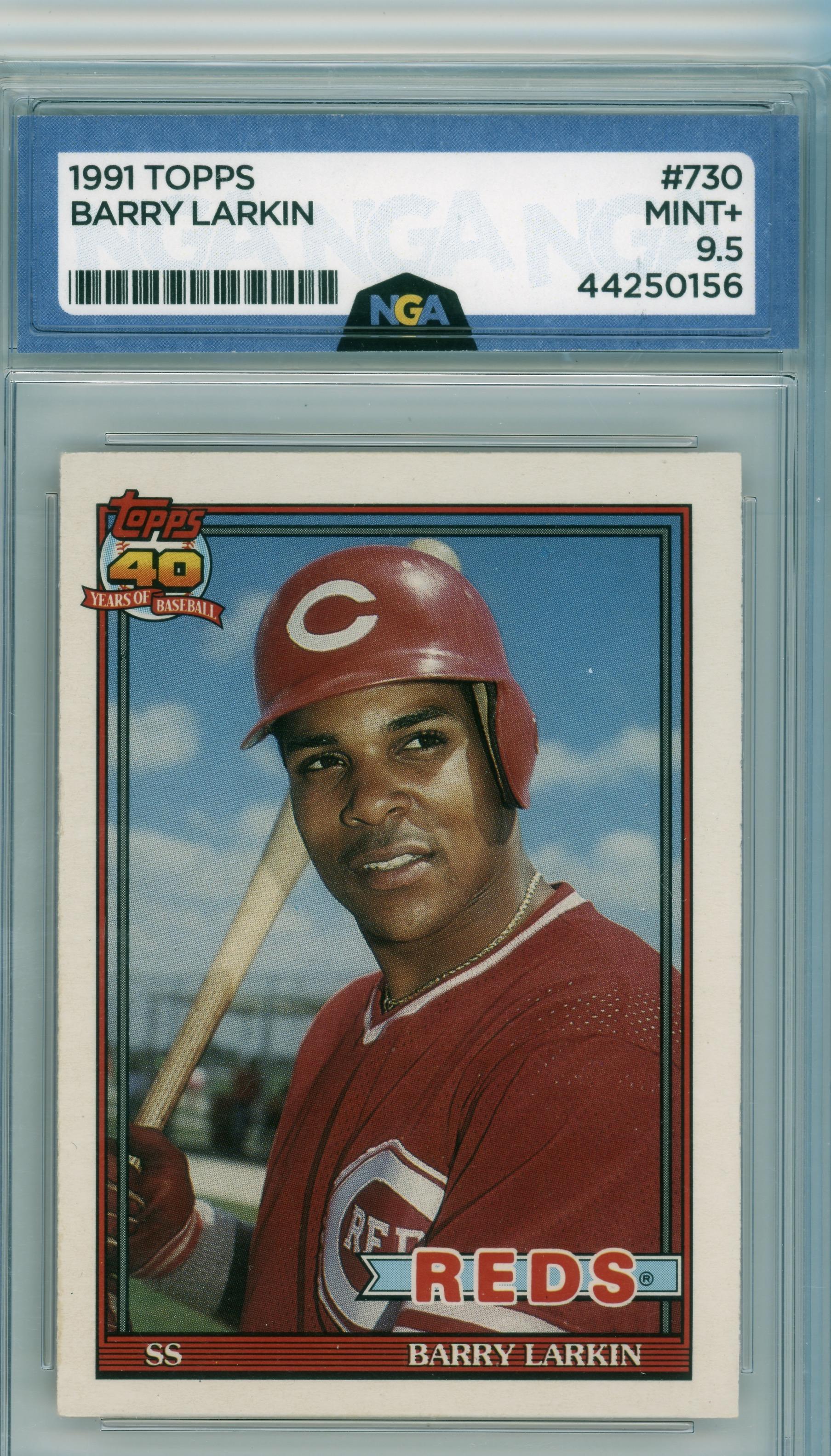 1991 Topps #730 Barry Larkin Other 9.5