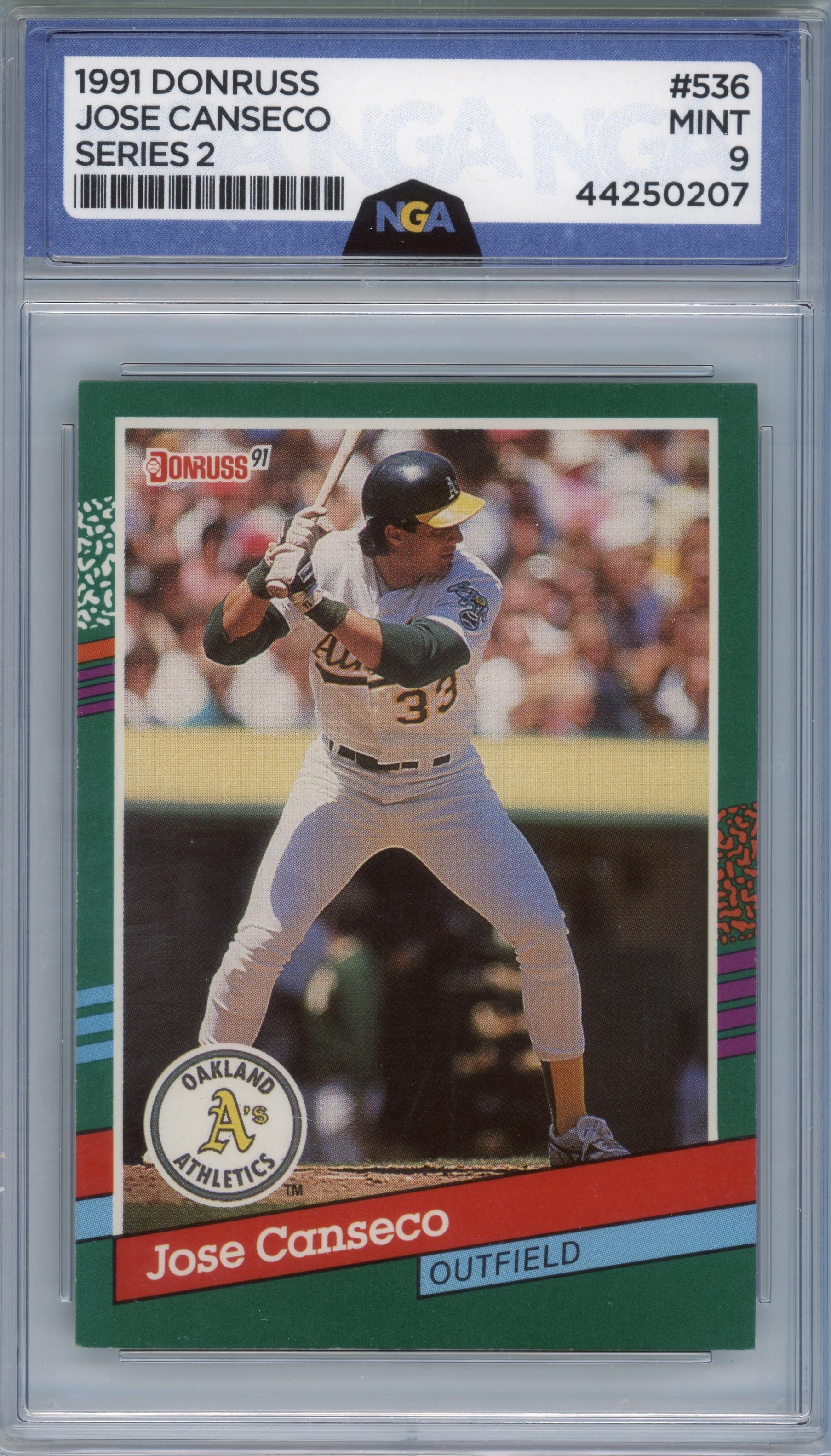 1991 Donruss #536b Jose Canseco Other 9
