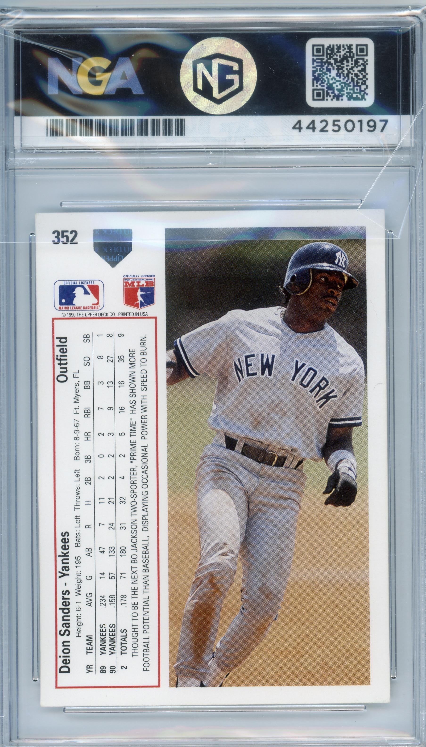 1991 Upper Deck #352b Deion Sanders Other 9.5