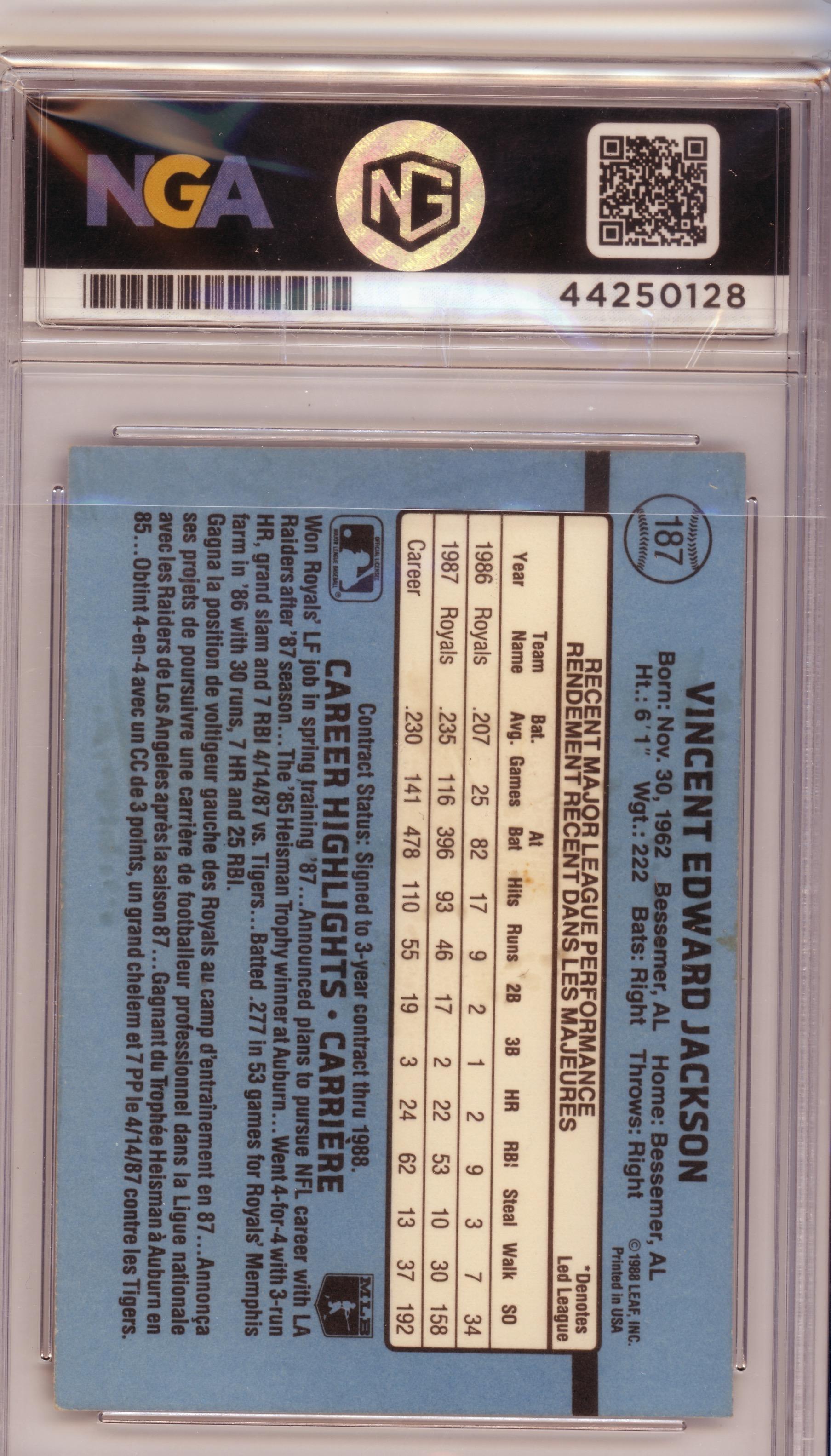 1988 Donruss #220b Bo Jackson Other 8.5