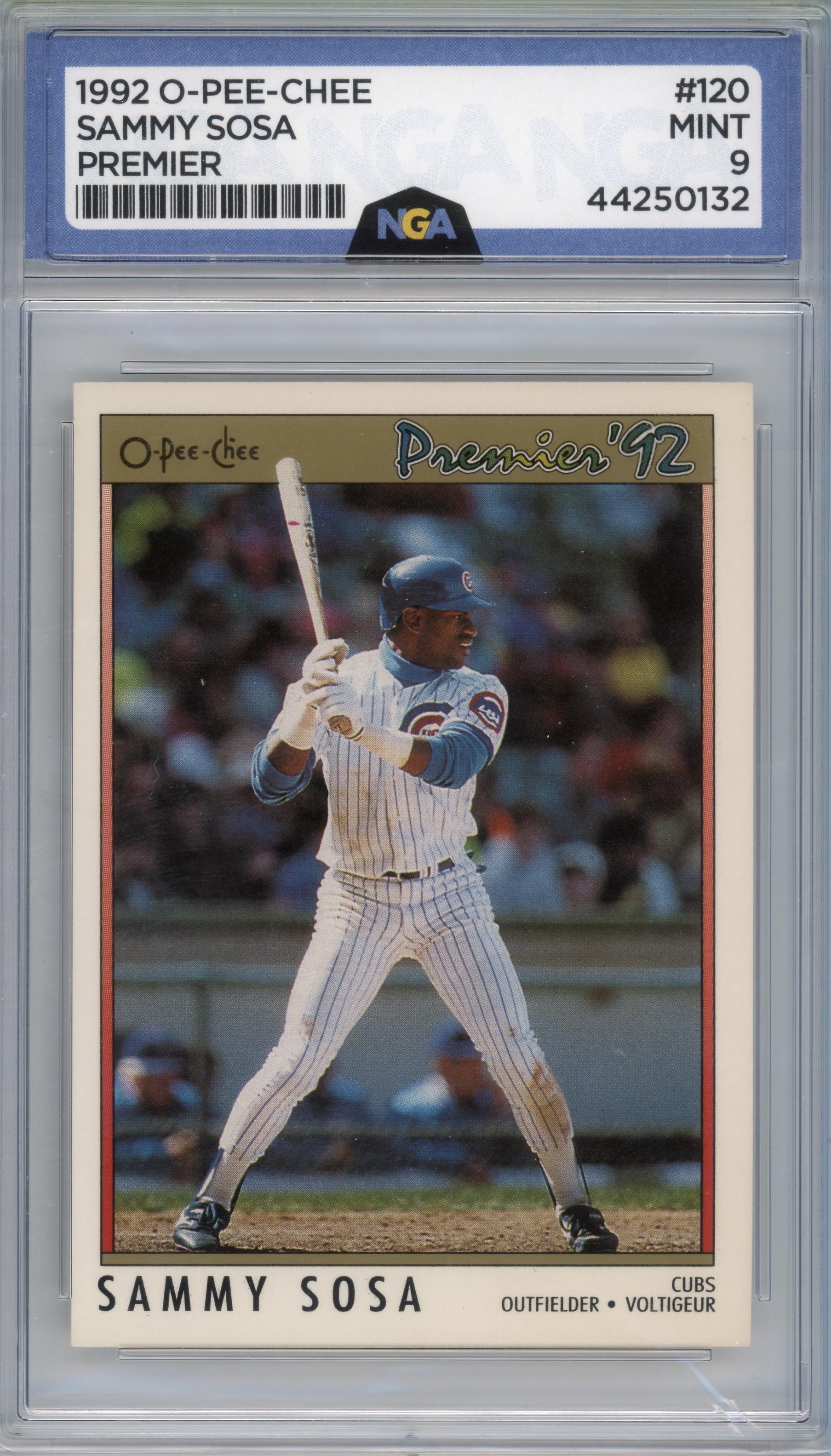 1992 O-Pee-Chee Premier #120 Sammy Sosa Other 9