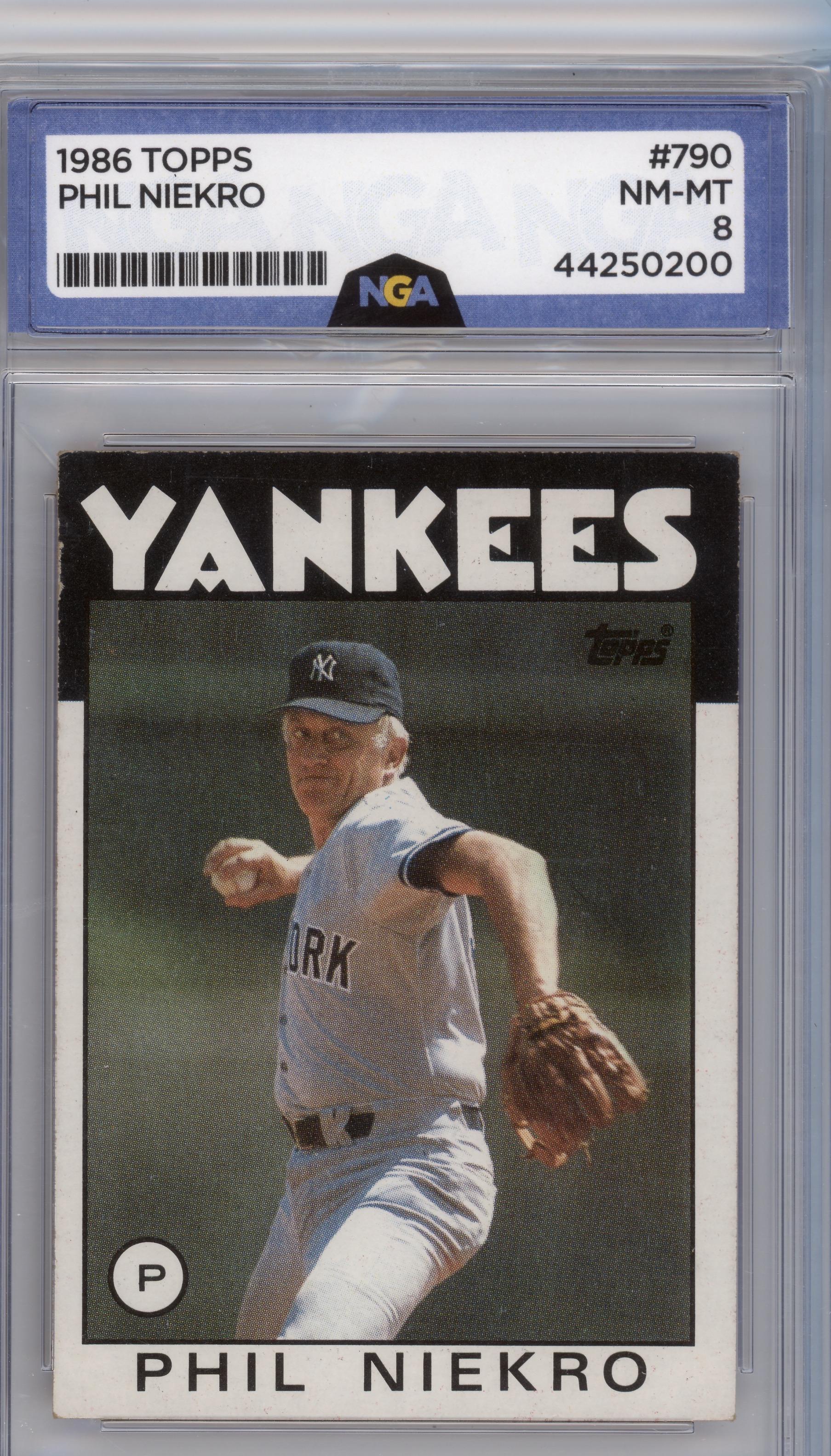 1986 Topps #790 Phil Niekro Other 8
