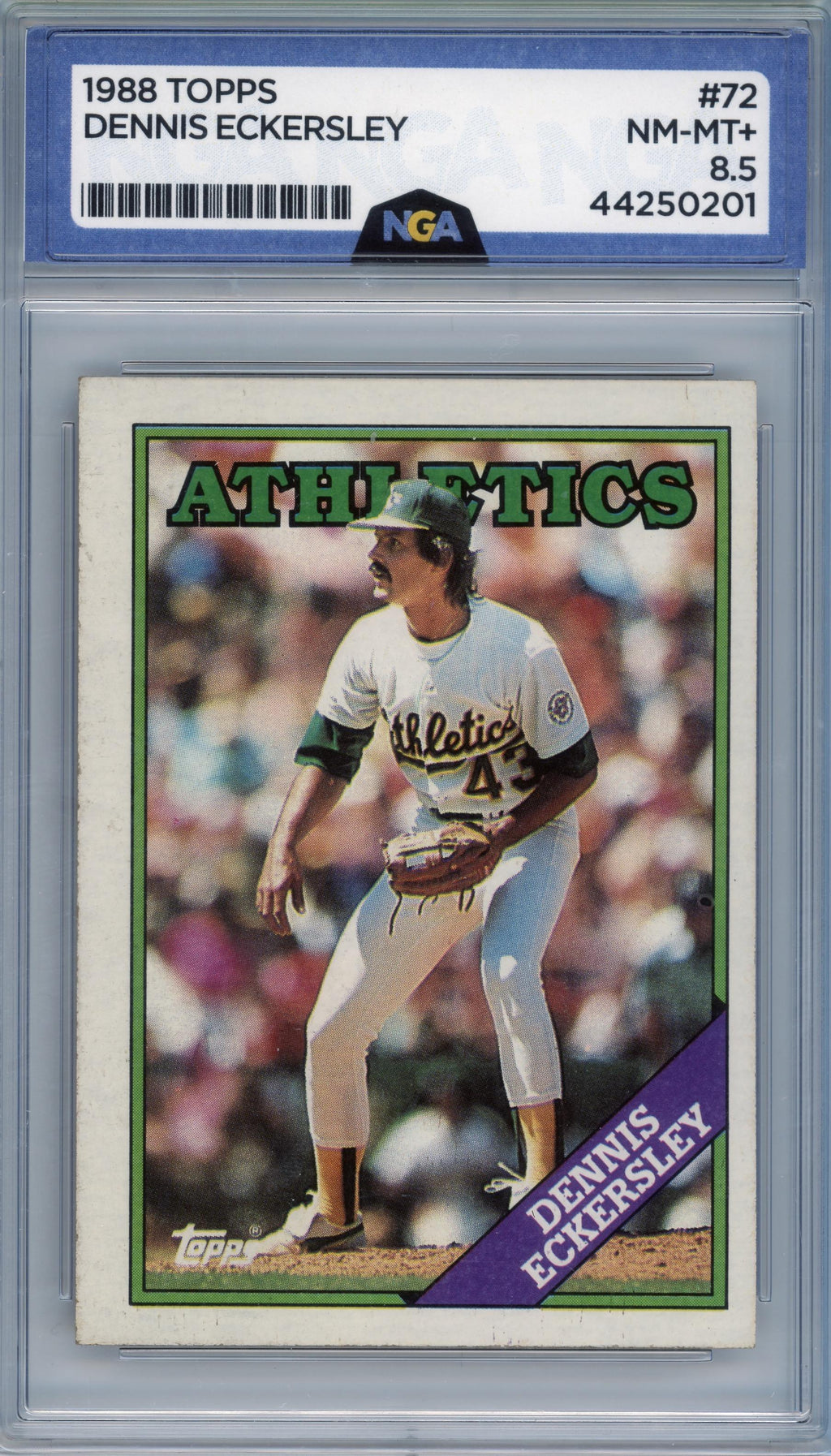 1988 Topps #72 Dennis Eckersley Other 8.5