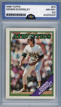 1988 Topps #72 Dennis Eckersley Other 8.5