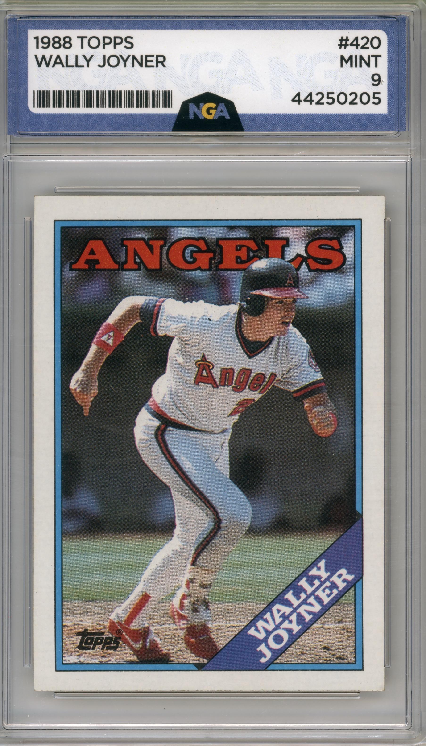 1988 Topps #420 Wally Joyner Other 9